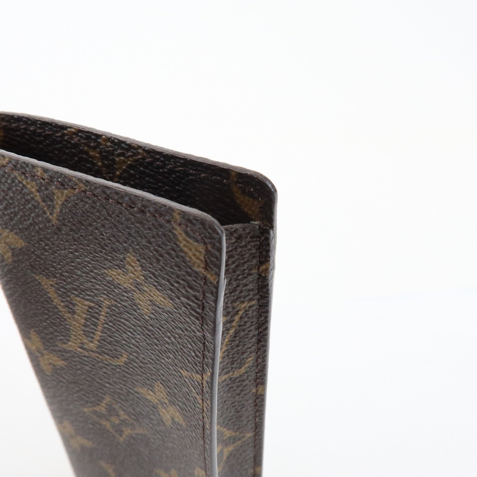 Louis Vuitton Monogram Leather Set of 3 Glasses Case Brown M62962