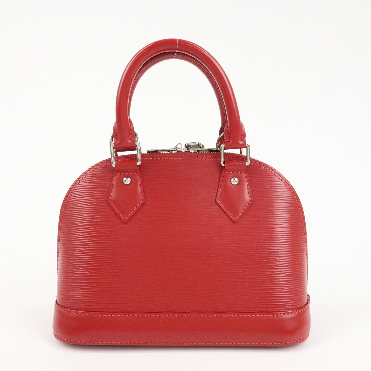 Louis Vuitton Epi Alma BB 2Way Hand Shoulder Bag Carmine M40850 Used