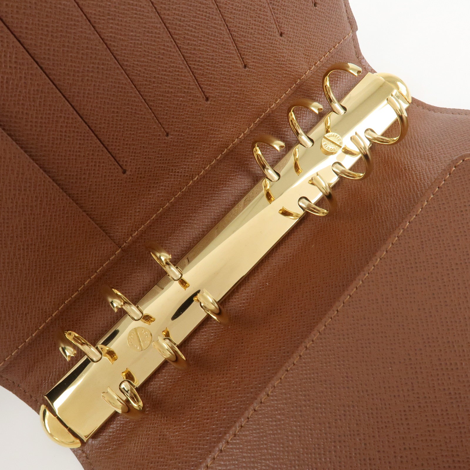 Louis Vuitton Monogram Agenda MM Planner Cover Brown R20105
