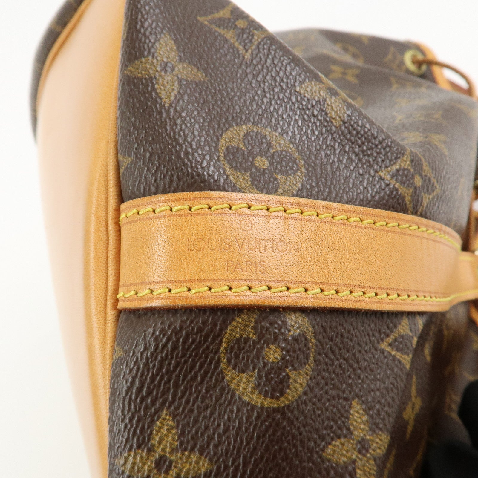 Louis Vuitton Monogram Canvas Petit Noe Shoulder Bag Brown M42226
