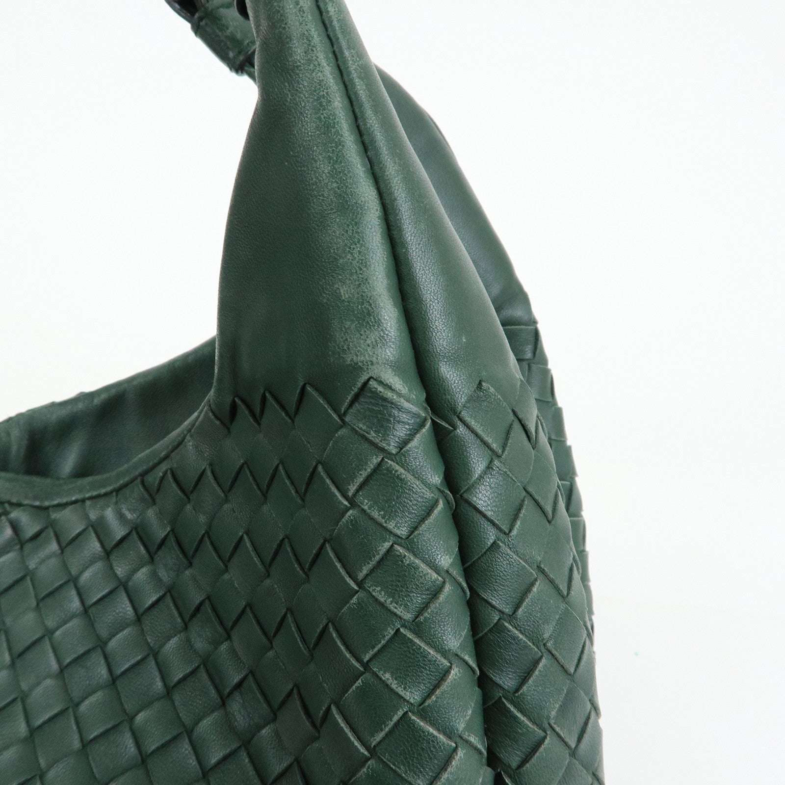 BOTTEGA VENETA Campana Intrecciato Leather Hand Bag 125787V0016