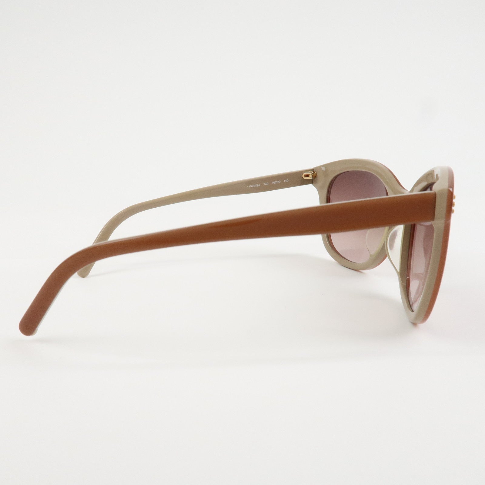Chloe Plastic Sunglasses Brown CE669SA 749 56□20