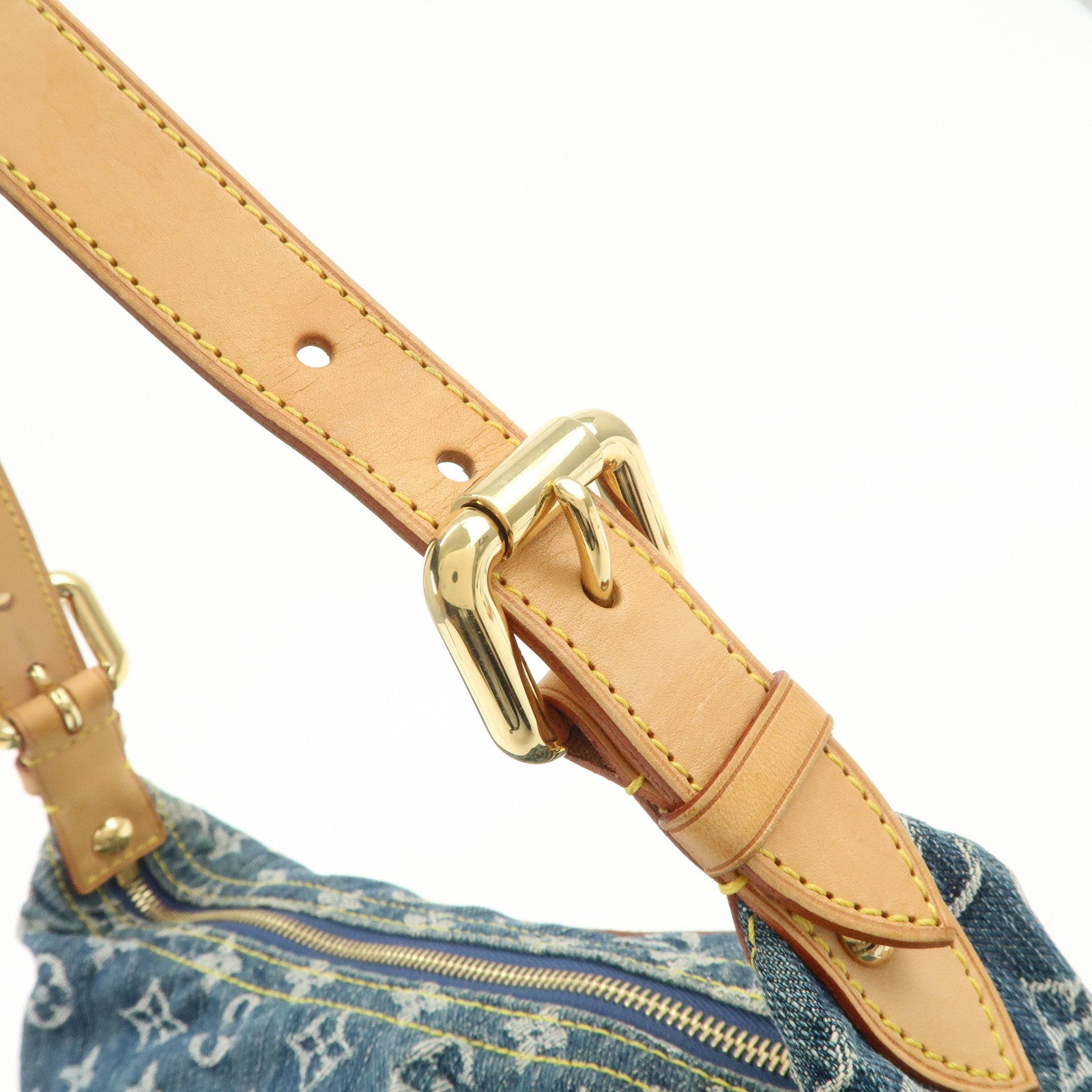 Louis Vuitton Monogram Denim Baggy PM 2Way Bag Shoulder Bag M95049