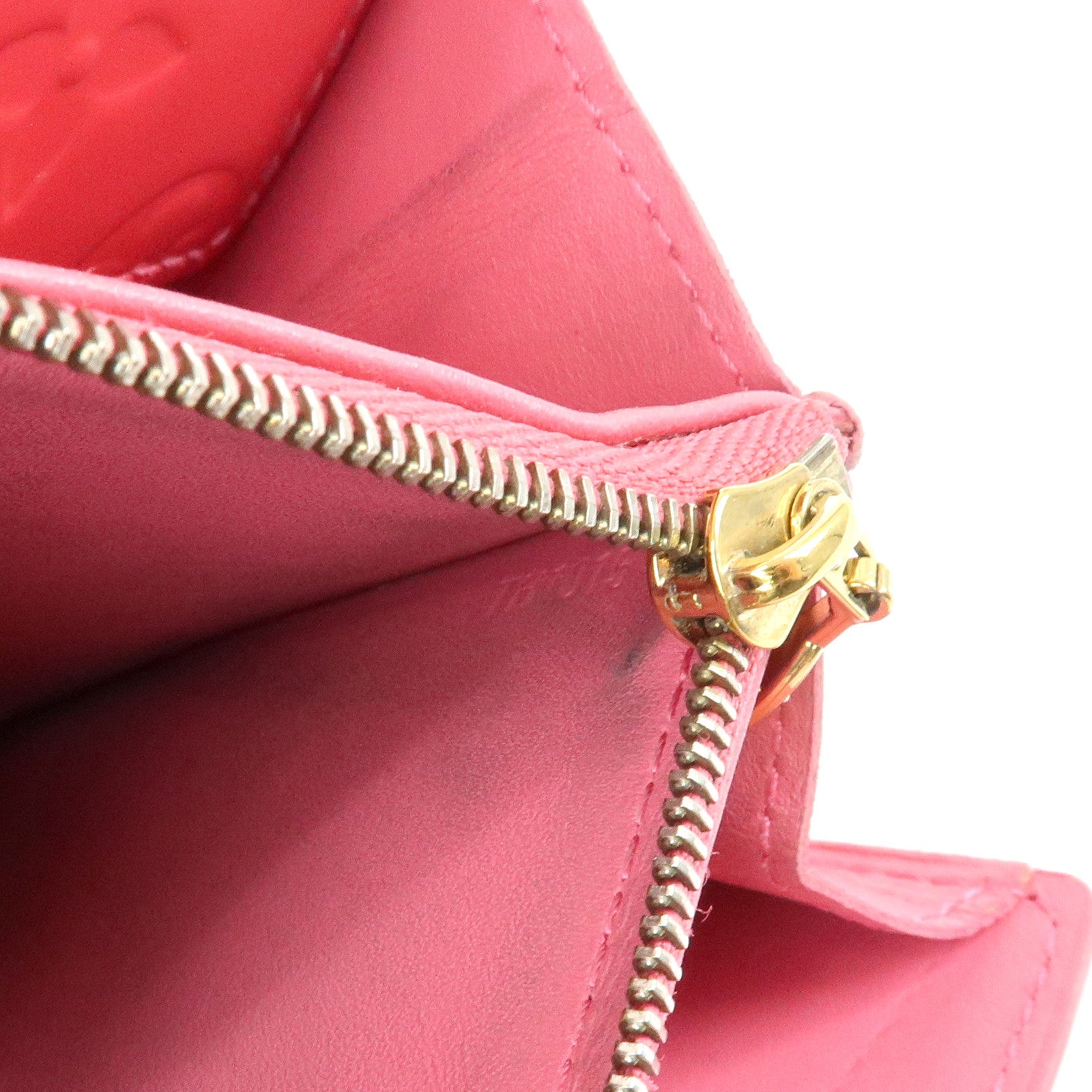 Louis Vuitton Vernis Porte‑Feuille Sarah Long Wallet Pink M9140F