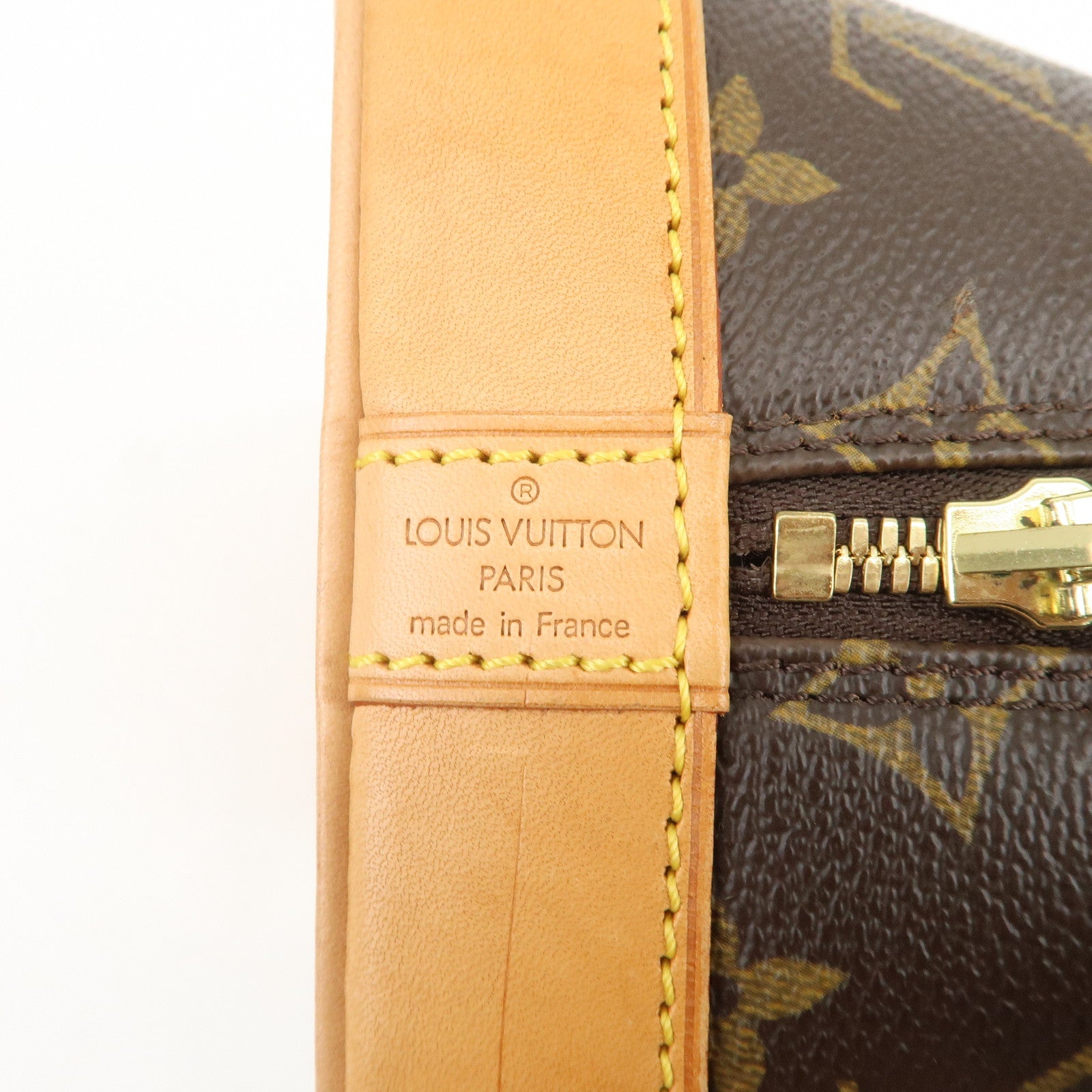 Louis Vuitton Monogram Canvas Alma Hand Bag Brown M51130