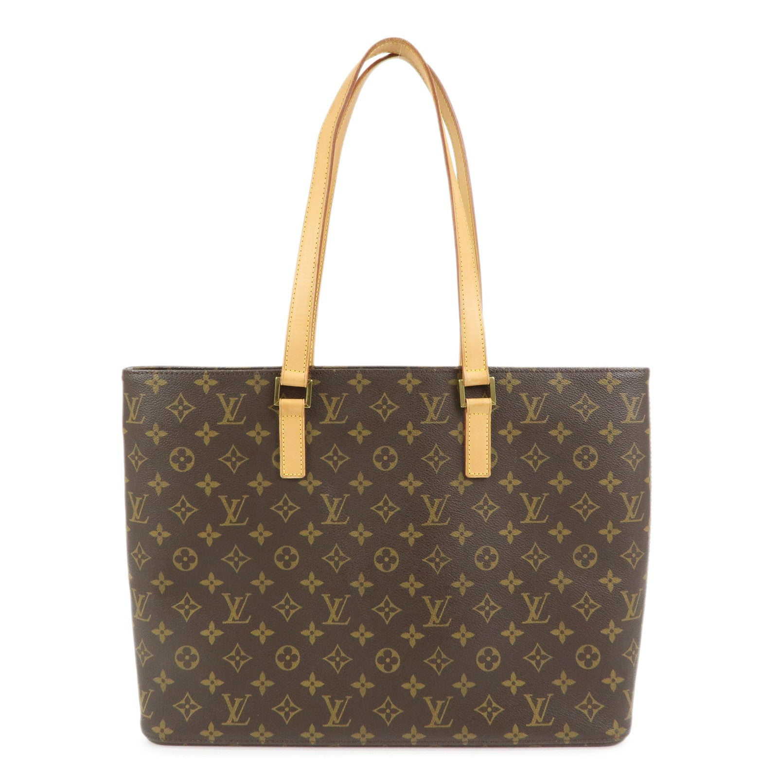 Louis Vuitton Monogram Luco Tote Bag Shoulder Bag Brown M51155