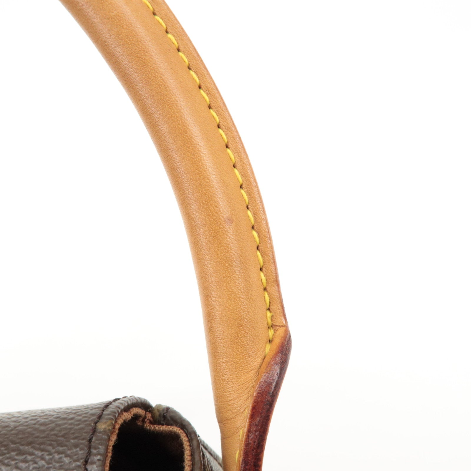 Louis Vuitton Monogram Mini Looping Shoulder Bag Brown M51147 Used