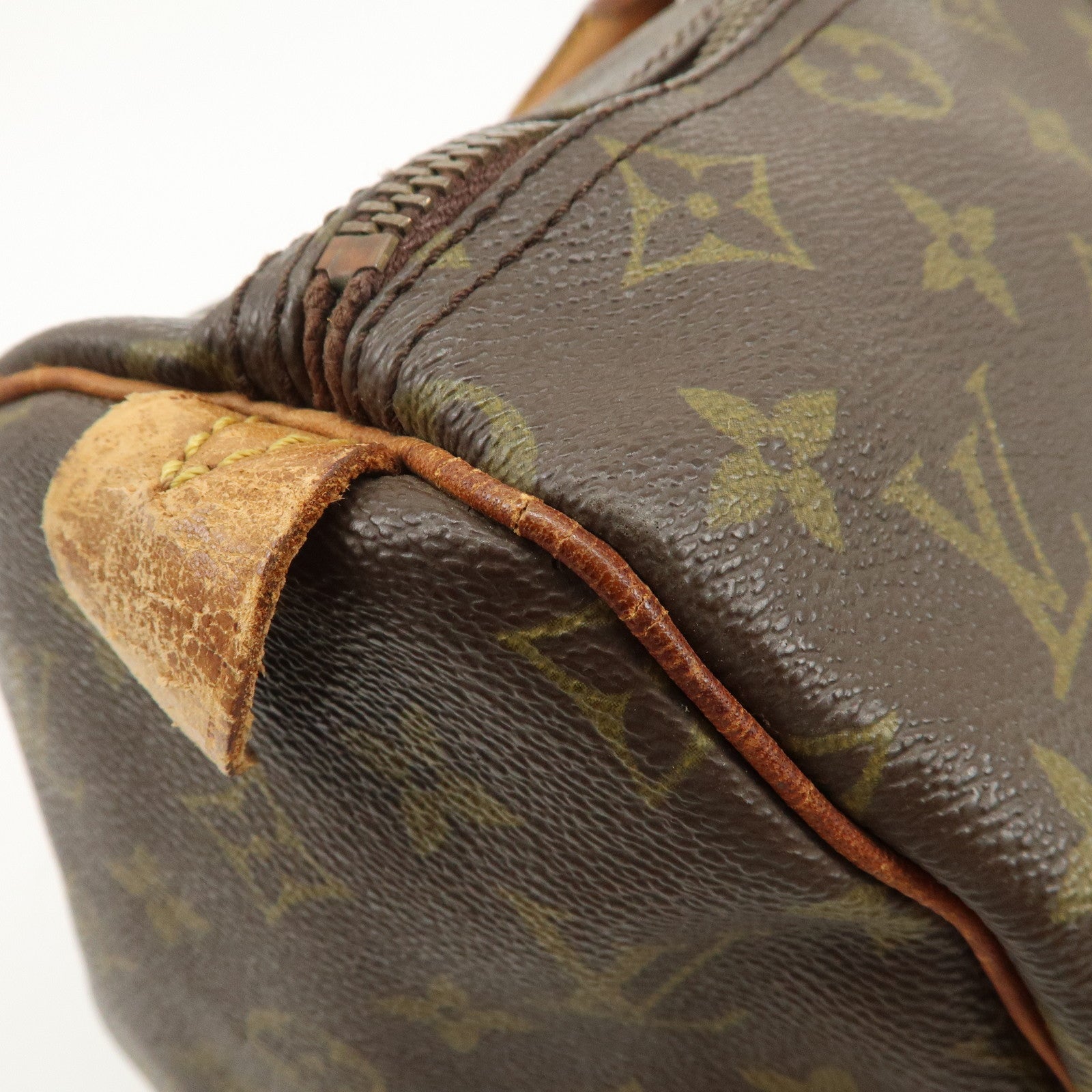 Louis Vuitton Monogram Keep All 45 Boston Bag Brown M41428