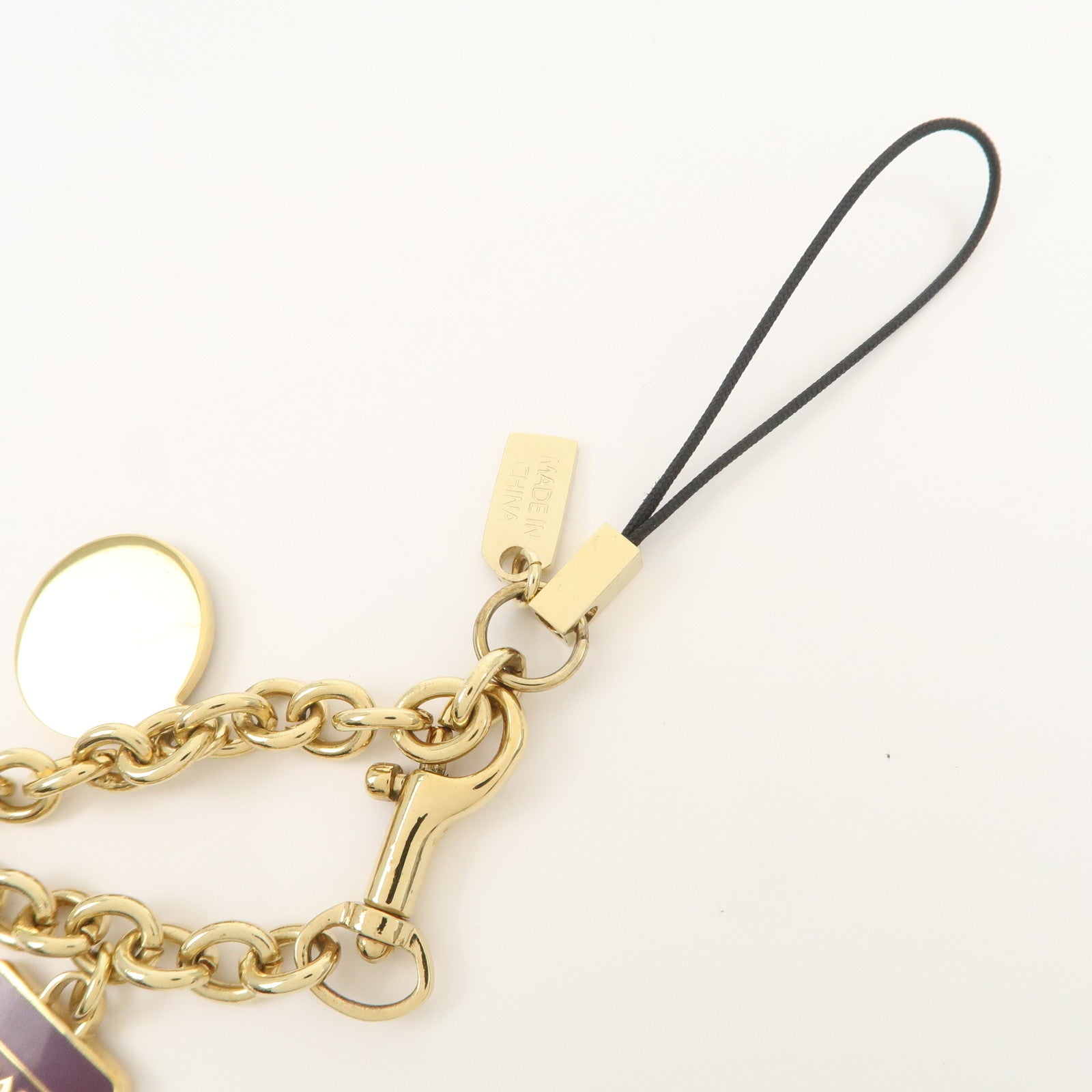 COACH Set Of 3 Bag Charm Key Charm Metal Multicolor Fruits