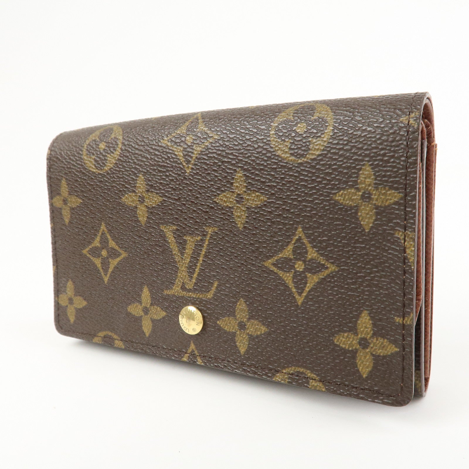 Louis Vuitton Monogram Porte Monnaie Billet Tresor Wallet M61730