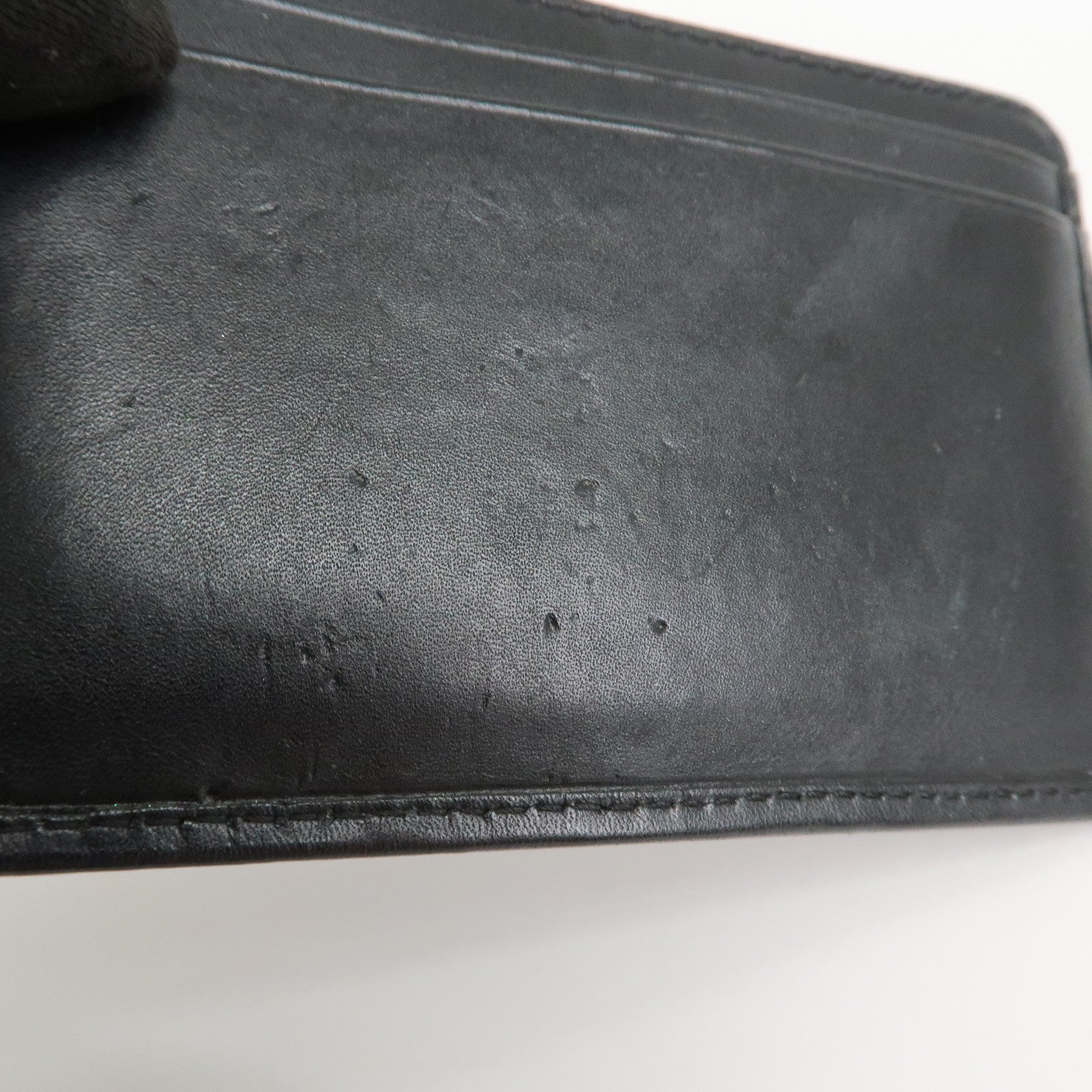 CHANEL Cambon Line Matelasse COCO Mark Card Case Black A26725