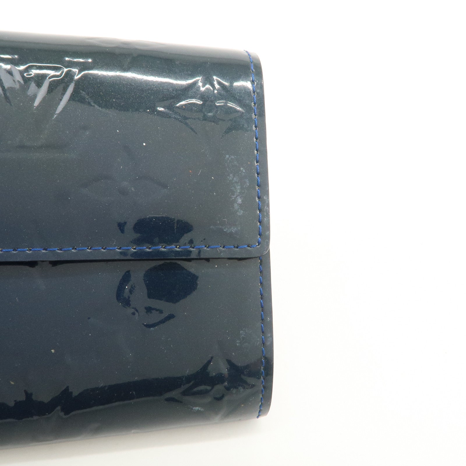 Louis Vuitton Monogram Vernis Leather Portefeuille Sarah Wallet M90049