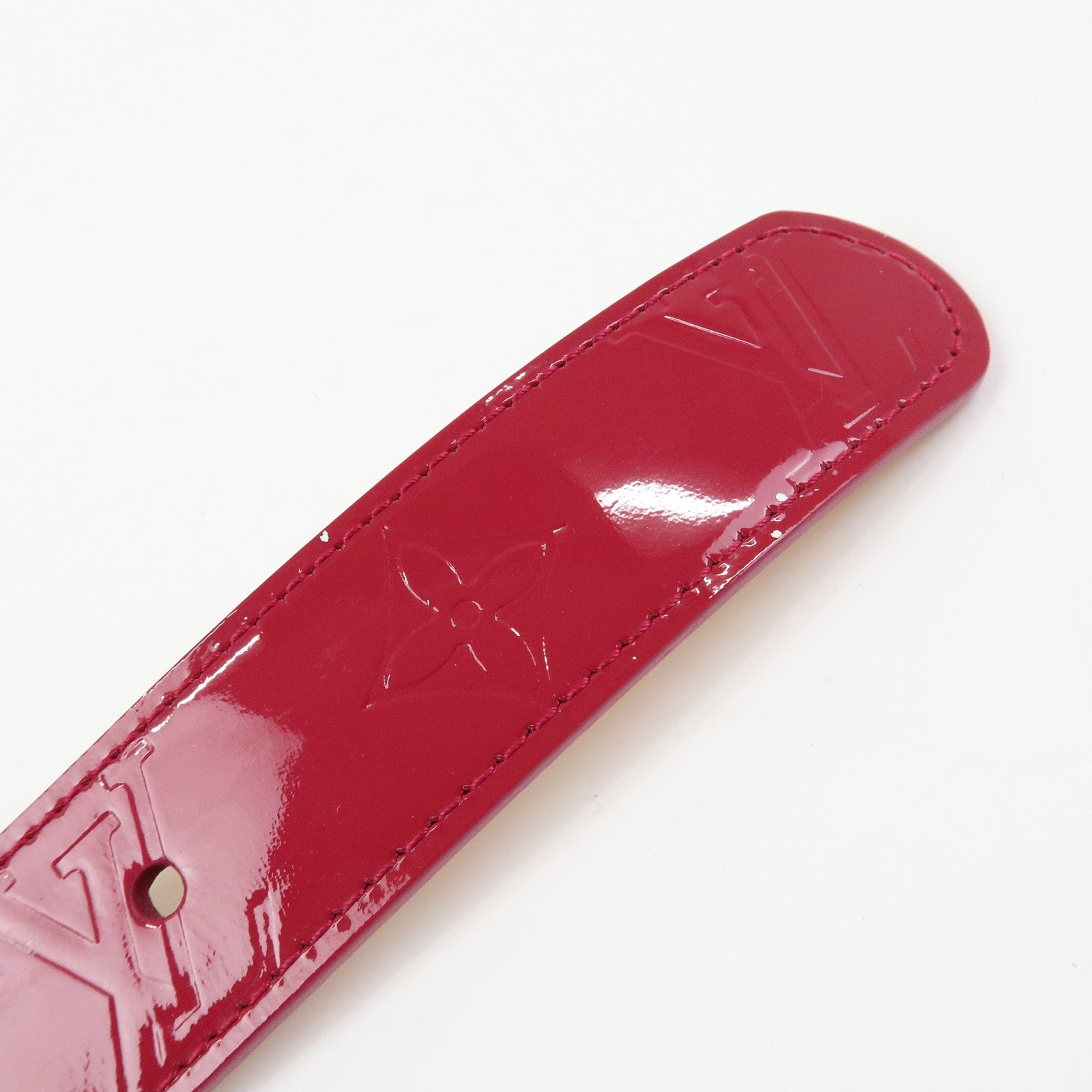 Louis Vuitton Monogram Vernis Leather Ceinture Belt Fuchsia M9798