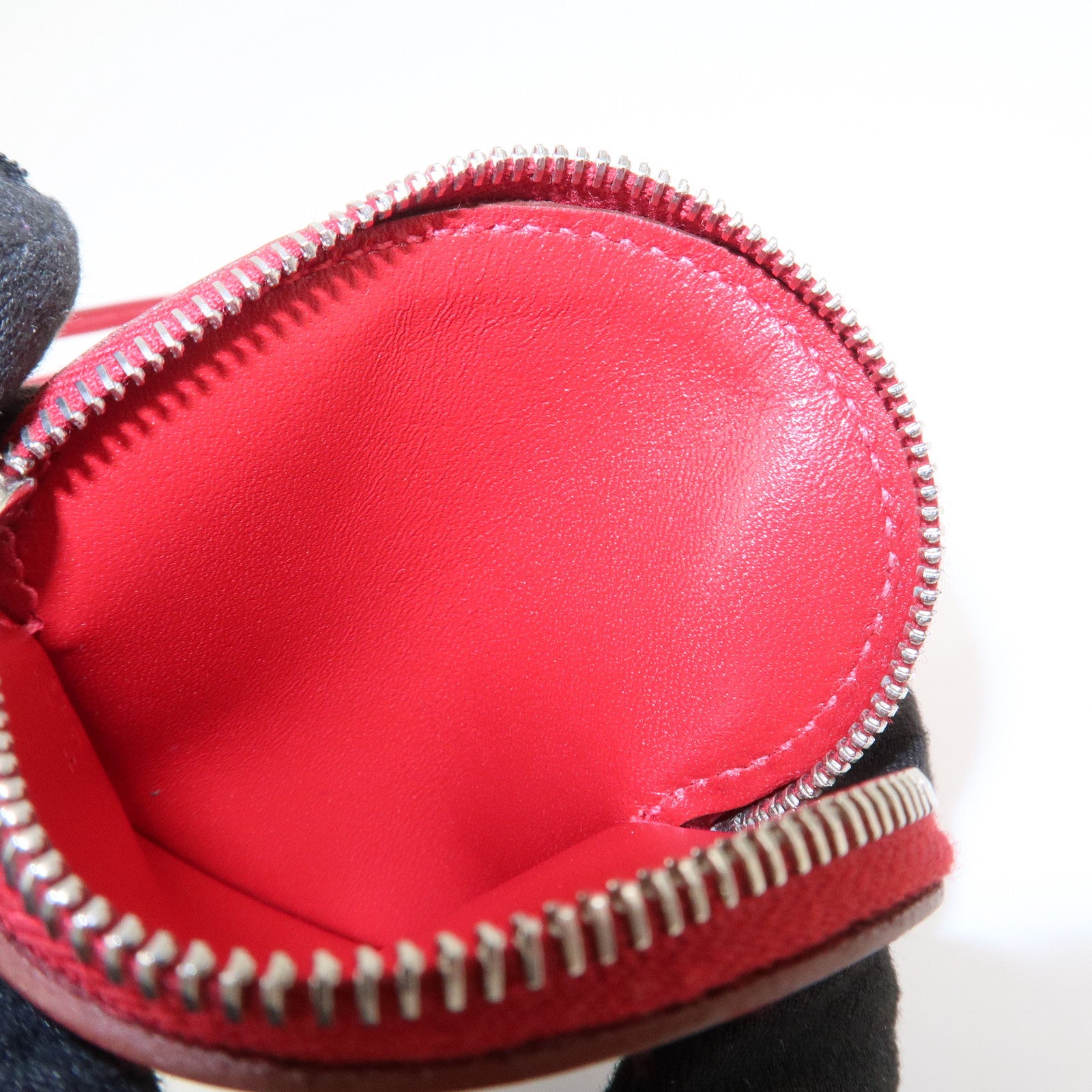 HERMES Tutti Frutti Porte Monnaie Pomme T Stmaped Apple Coin Case