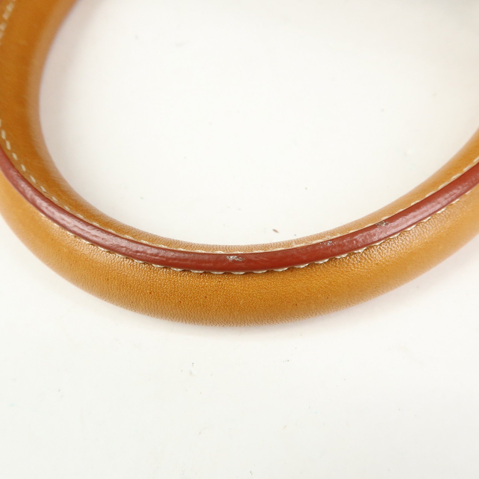 LOEWE Anagram Amazona 28 Raffia Leather Hand Bag Beige Camel