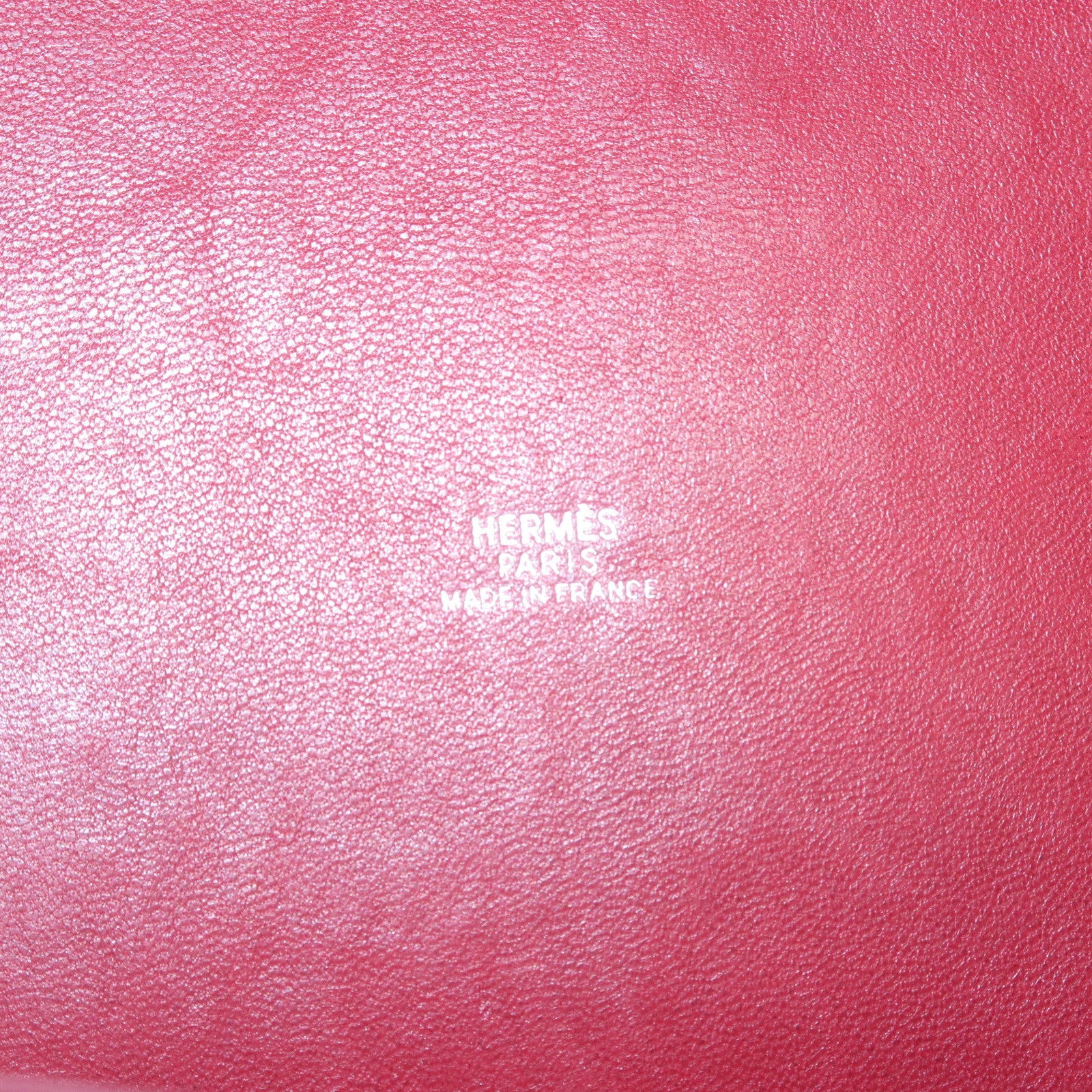 HERMES Deauville Vibrato Picotin Lock PM O Stamped Hand Bag Red