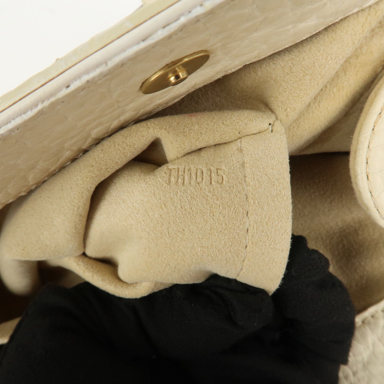 Louis Vuitton Monogram Mini Lin Trapeze PM Hand Bag Dune M40061