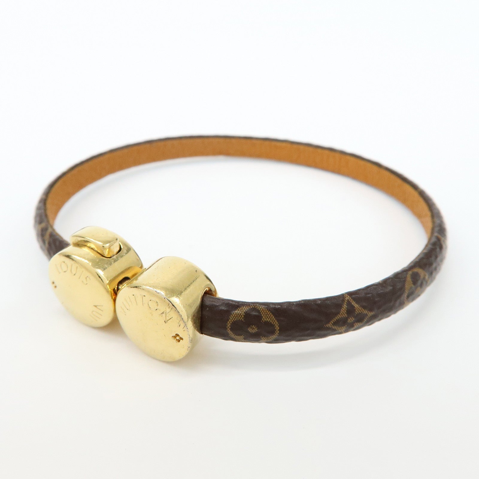 Louis Vuitton Monogram Historic Mini Bracelet Size 17 M6407F