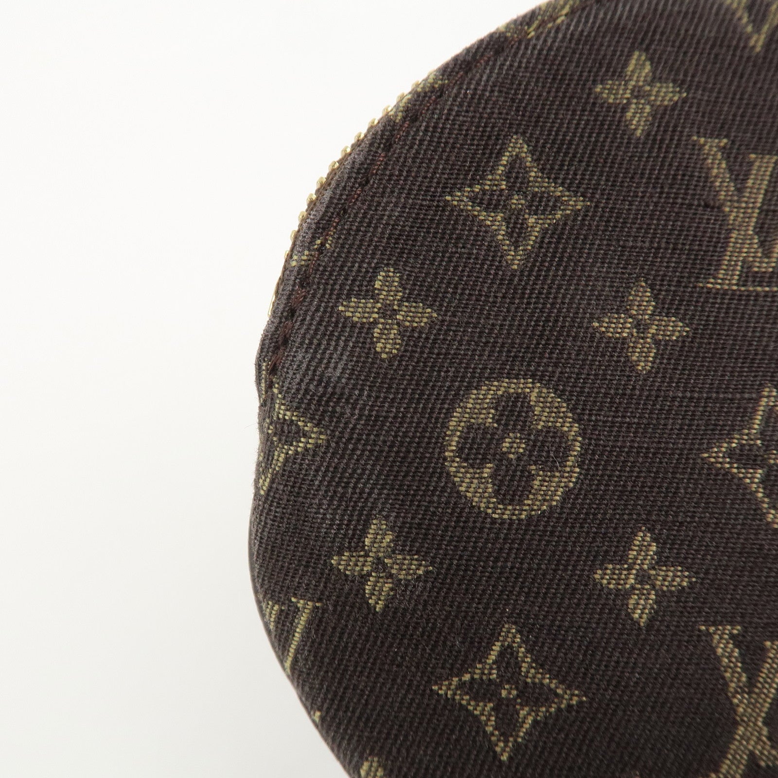 Louis Vuitton Mini Lin Porte Monnaie Round Coin Case M92453