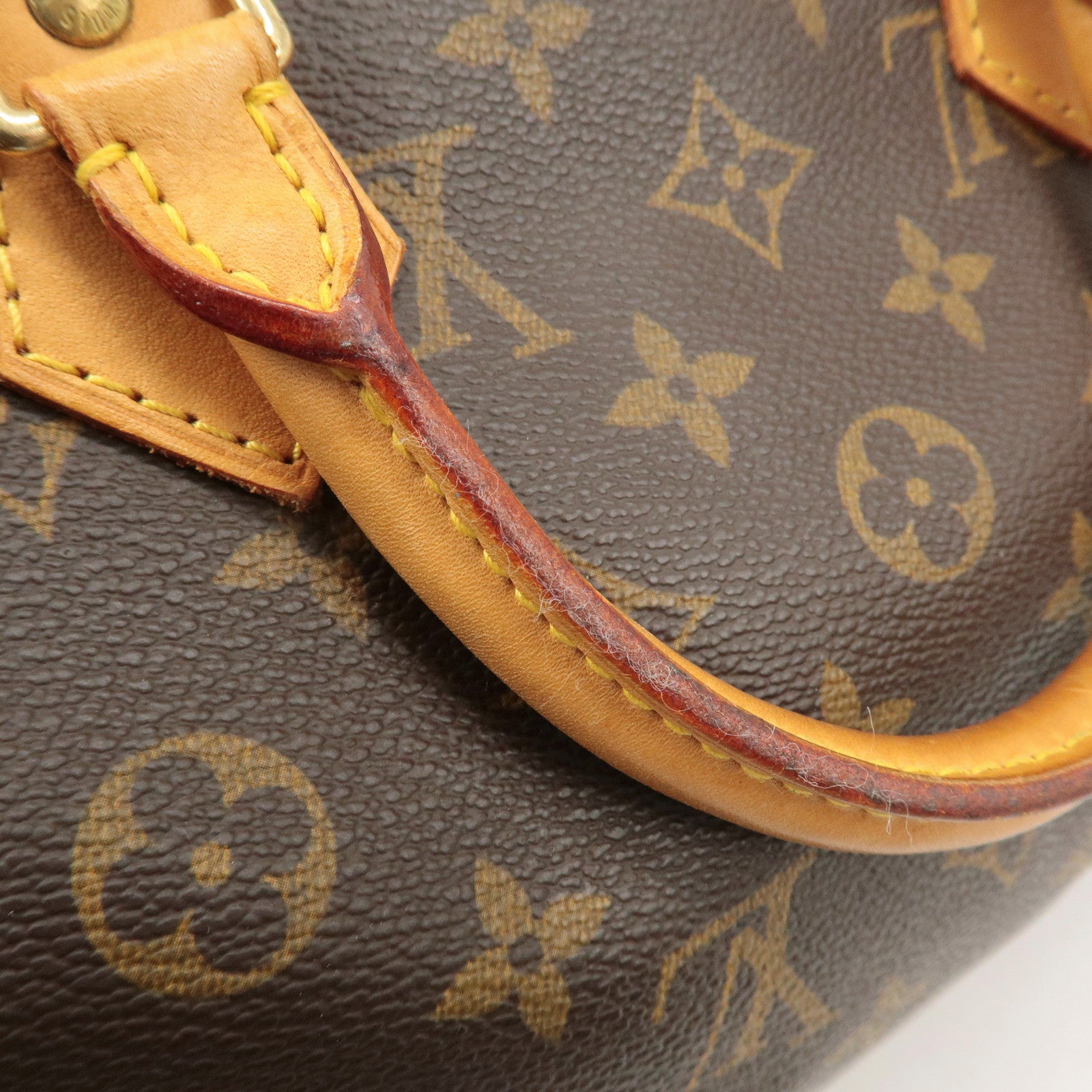 Louis Vuitton Monogram Speedy 30 Hand Bag Boston Bag M41526 Used