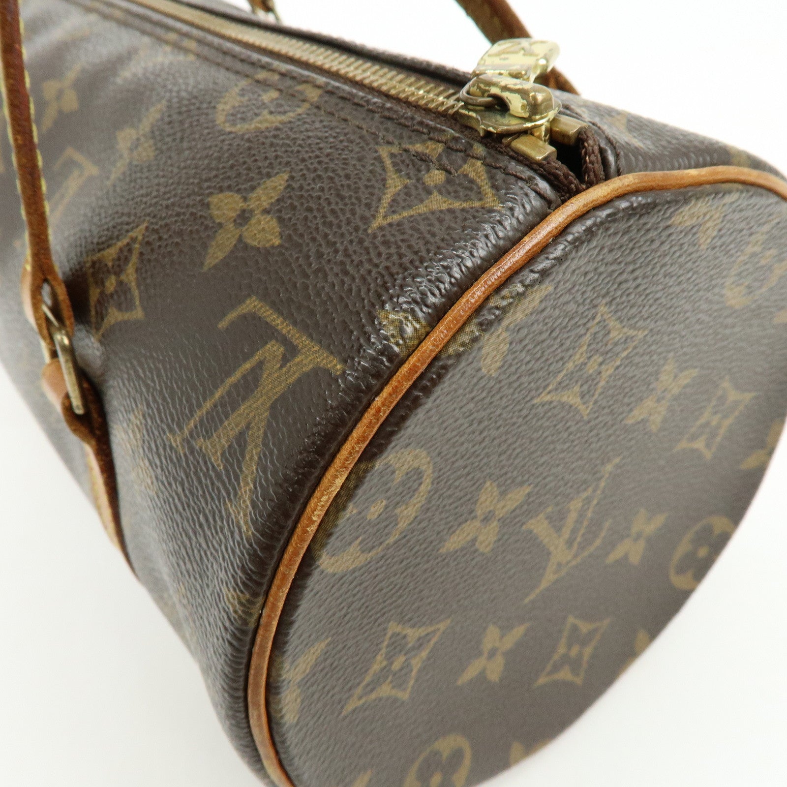 Louis Vuitton Monogram Papillon 26 Hand Bag Brown M51386