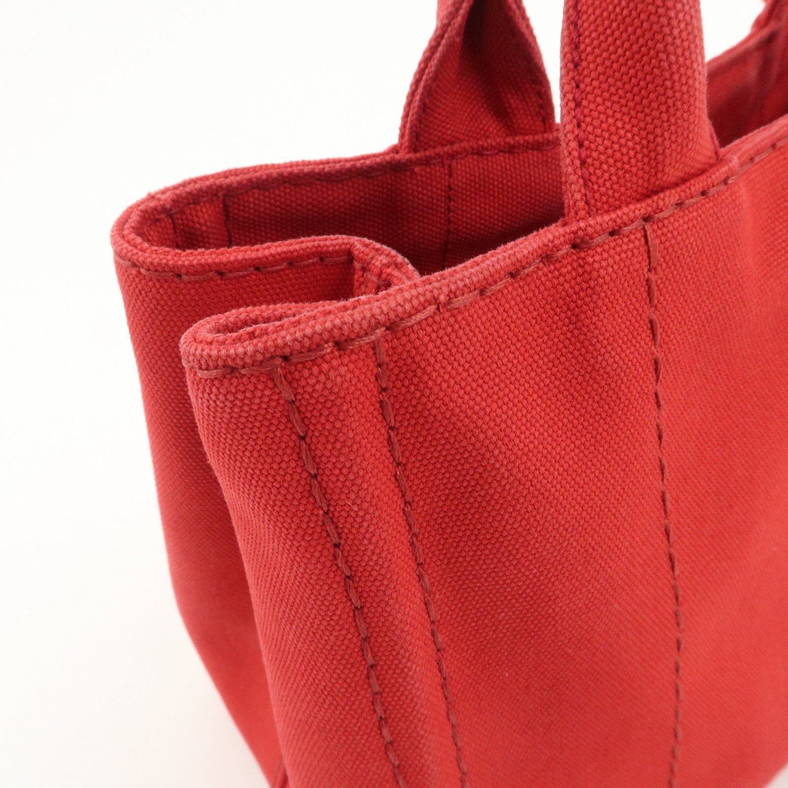PRADA Logo Canapa Canvas Mini 2Way Bag Hand Shoulder Bag B2349G