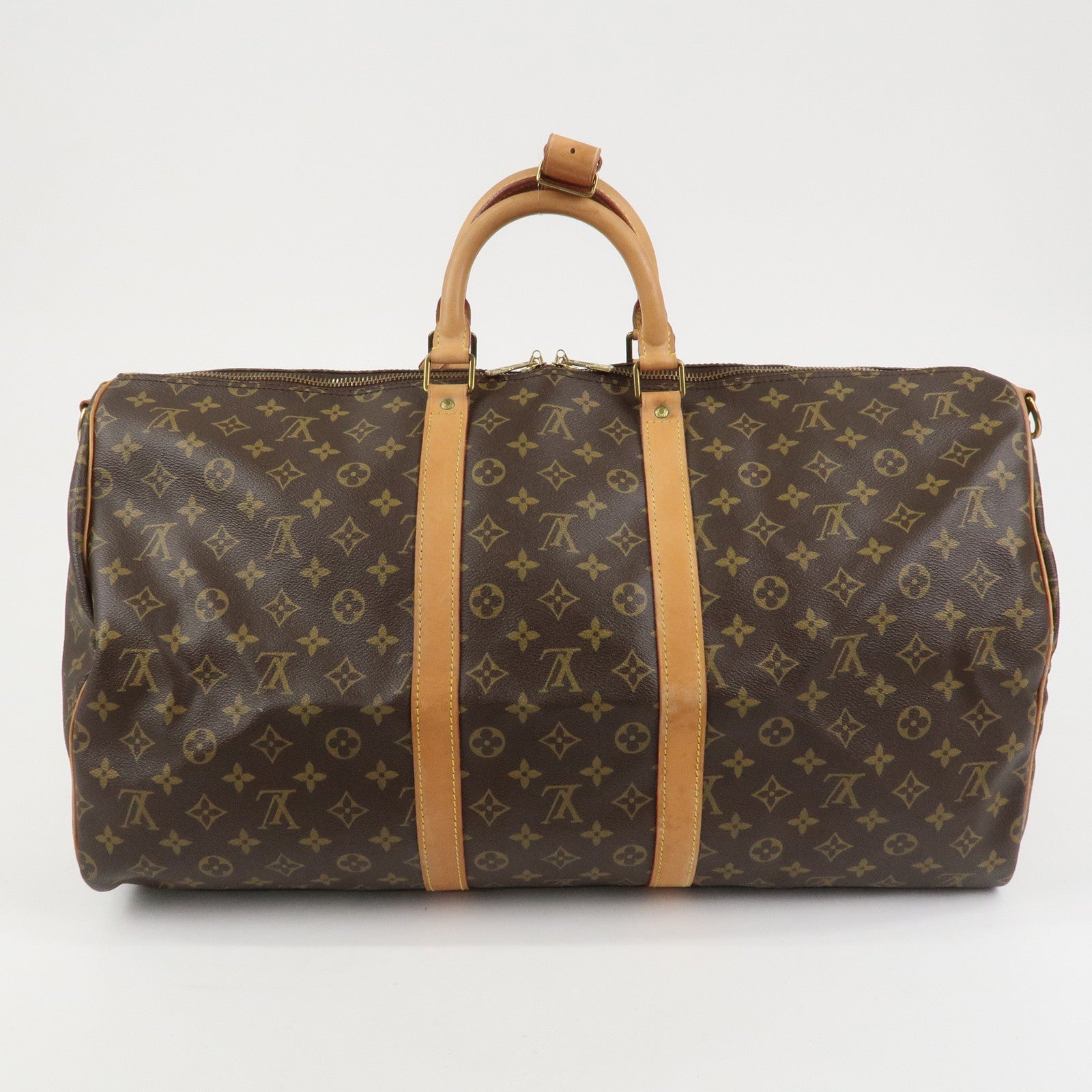 Louis Vuitton Monogram Keep All Bandouliere 55 Boston Bag M41414