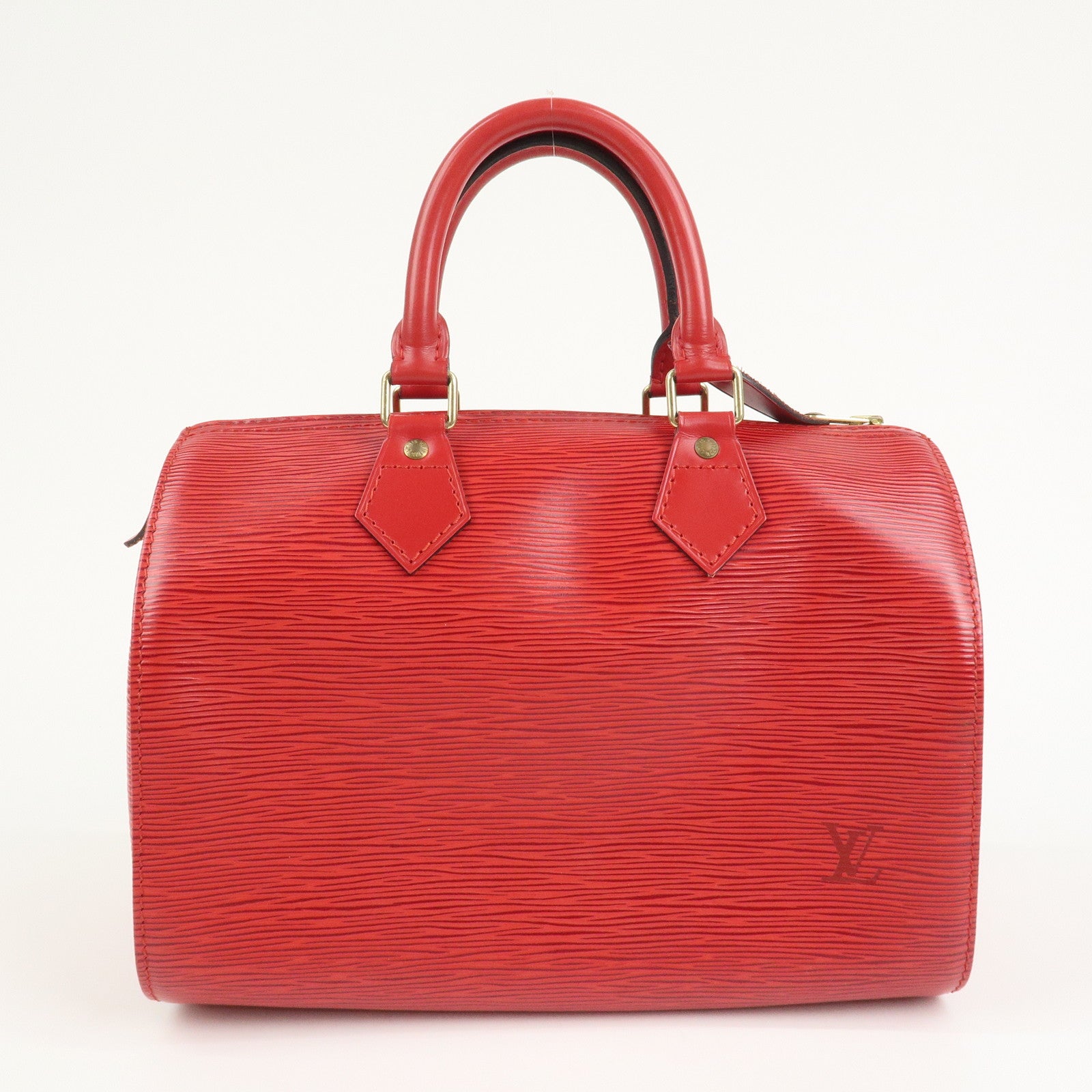 Louis Vuitton Epi Leather Speedy 30 Boston Bag Castilian Red M41526