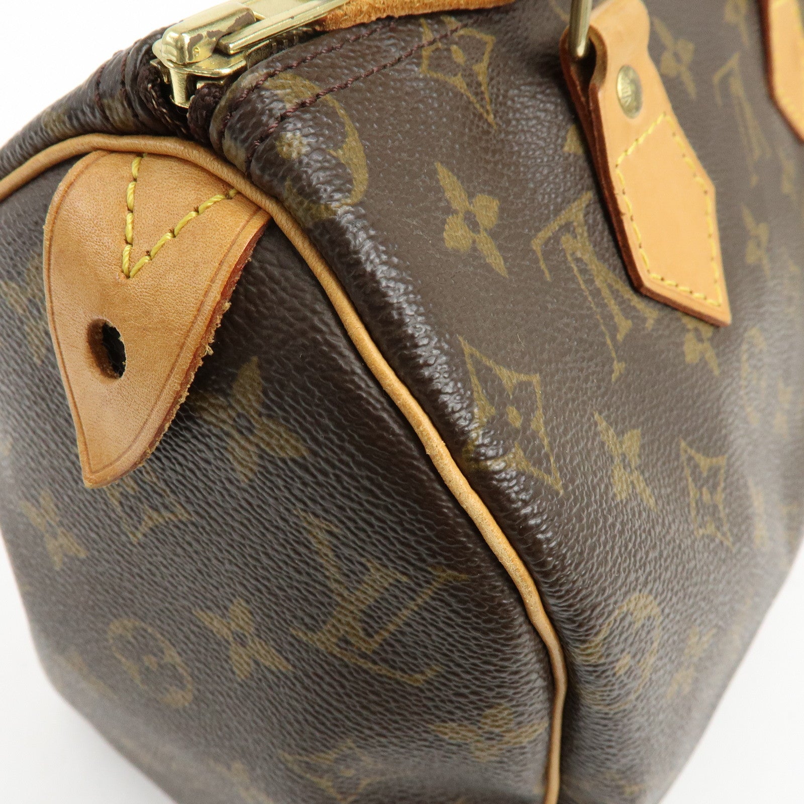 Louis Vuitton Monogram Speedy 25 Boston Bag Hand Bag Brown M41528