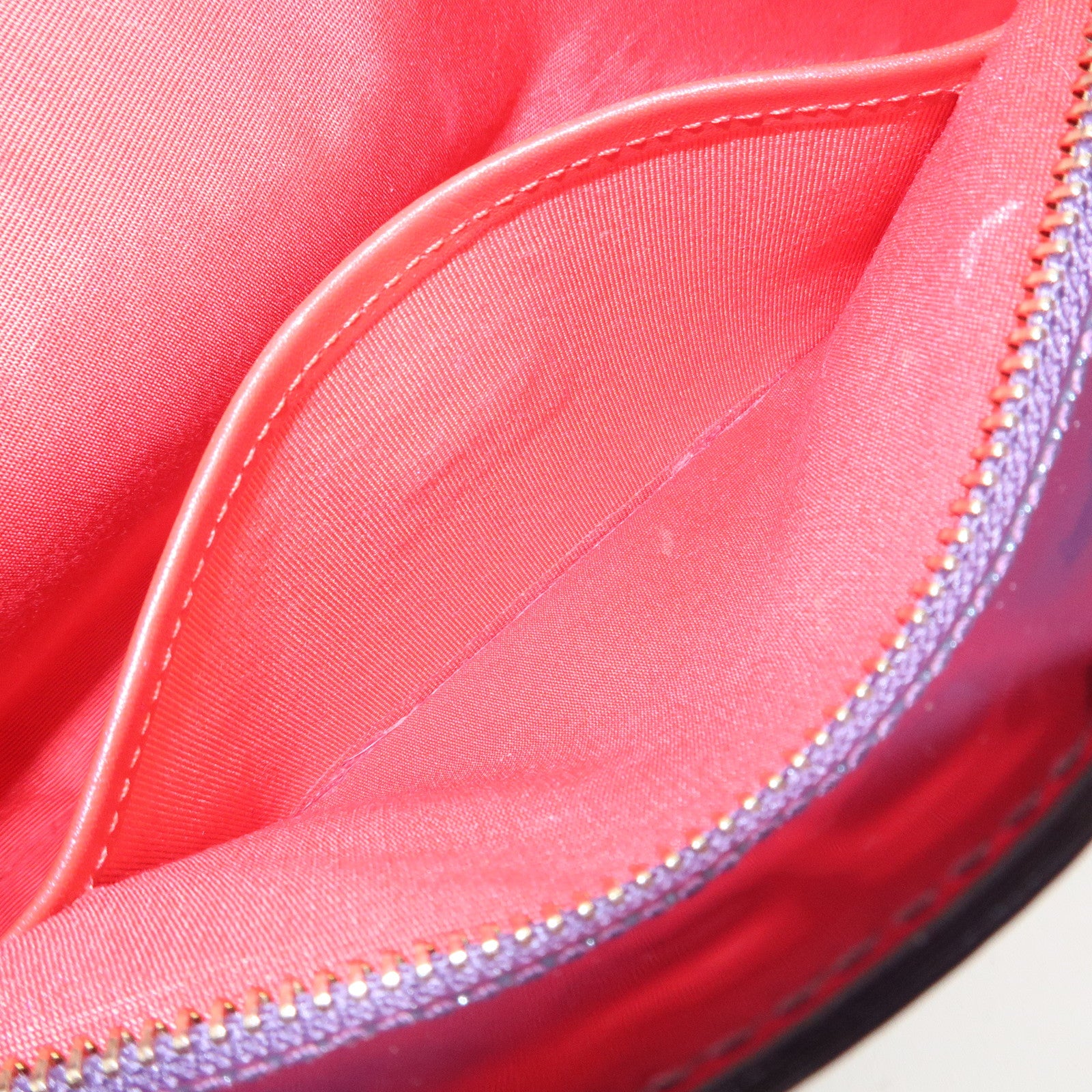 Christian Louboutin Vinyl 2Way Bag Chain Shoulder Bag Purple