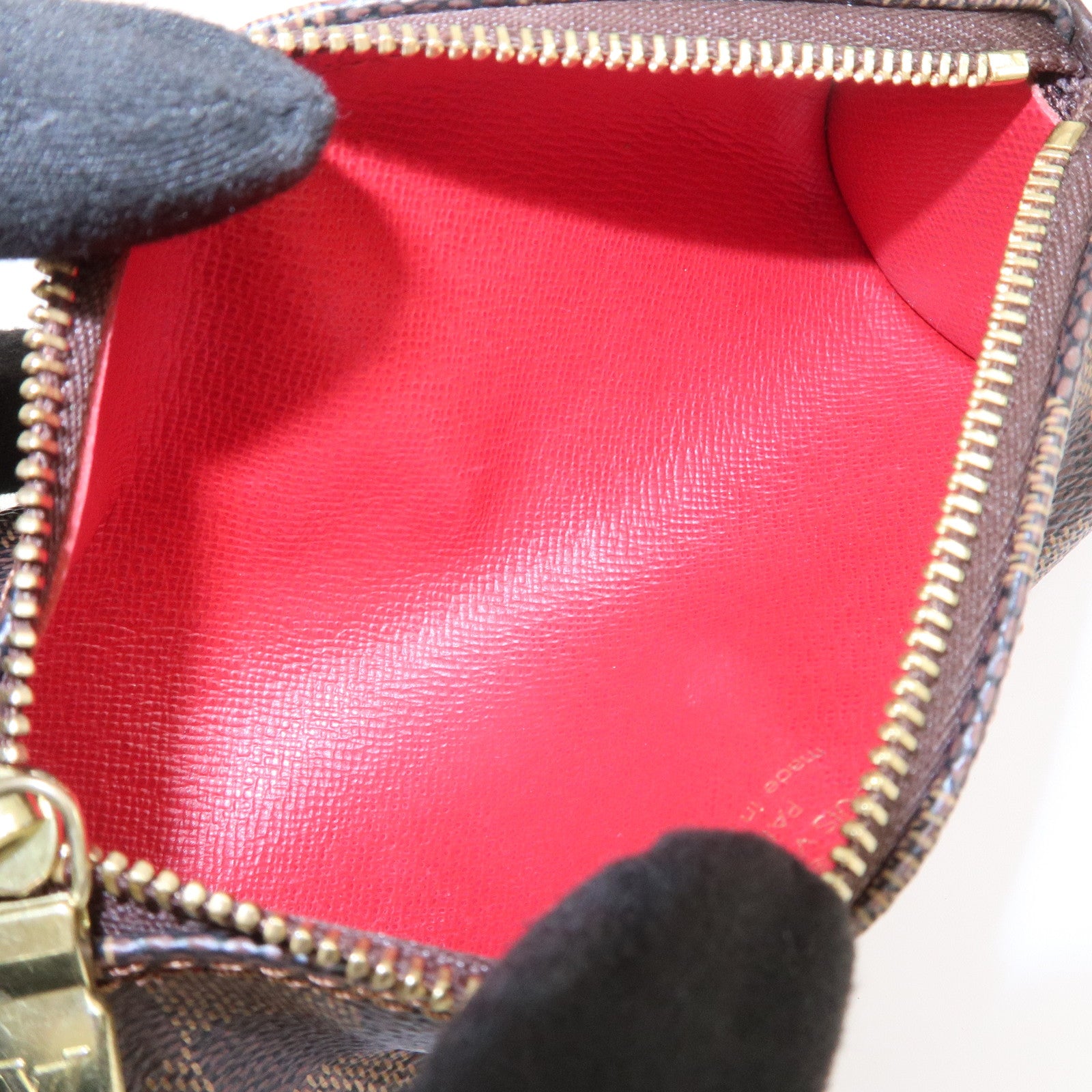 Louis Vuitton Damier Mini Pouch for Papillon Bag Damier Ebene