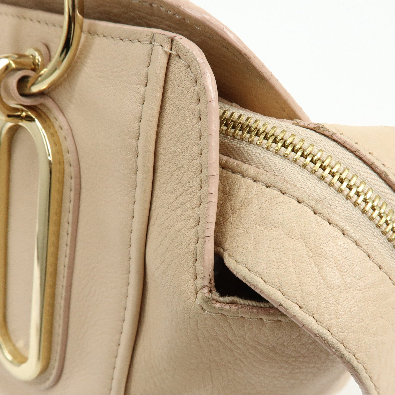 Chloe See by Chloe Paige Leather 2Way Bag Shoulder Bag Light Pink