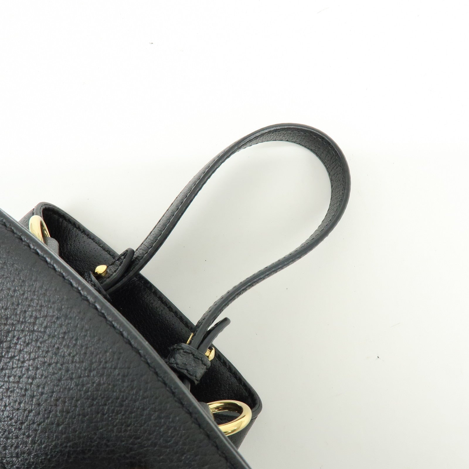 GUCCI Ophidia Sherry GG Marmont 2way Bucket Bag Small Black 610846