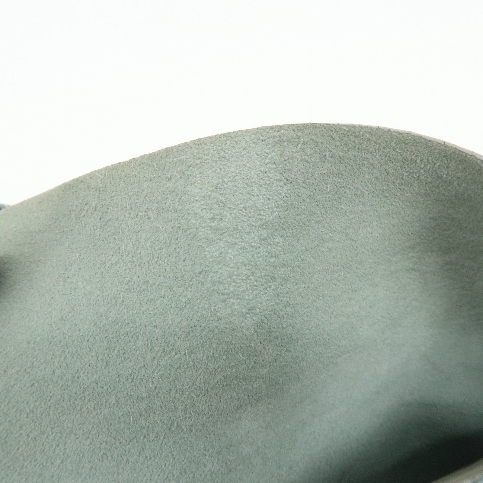 CELINE Horizontal Cabas Leather Tote Bag Shoulder Bag Light Blue