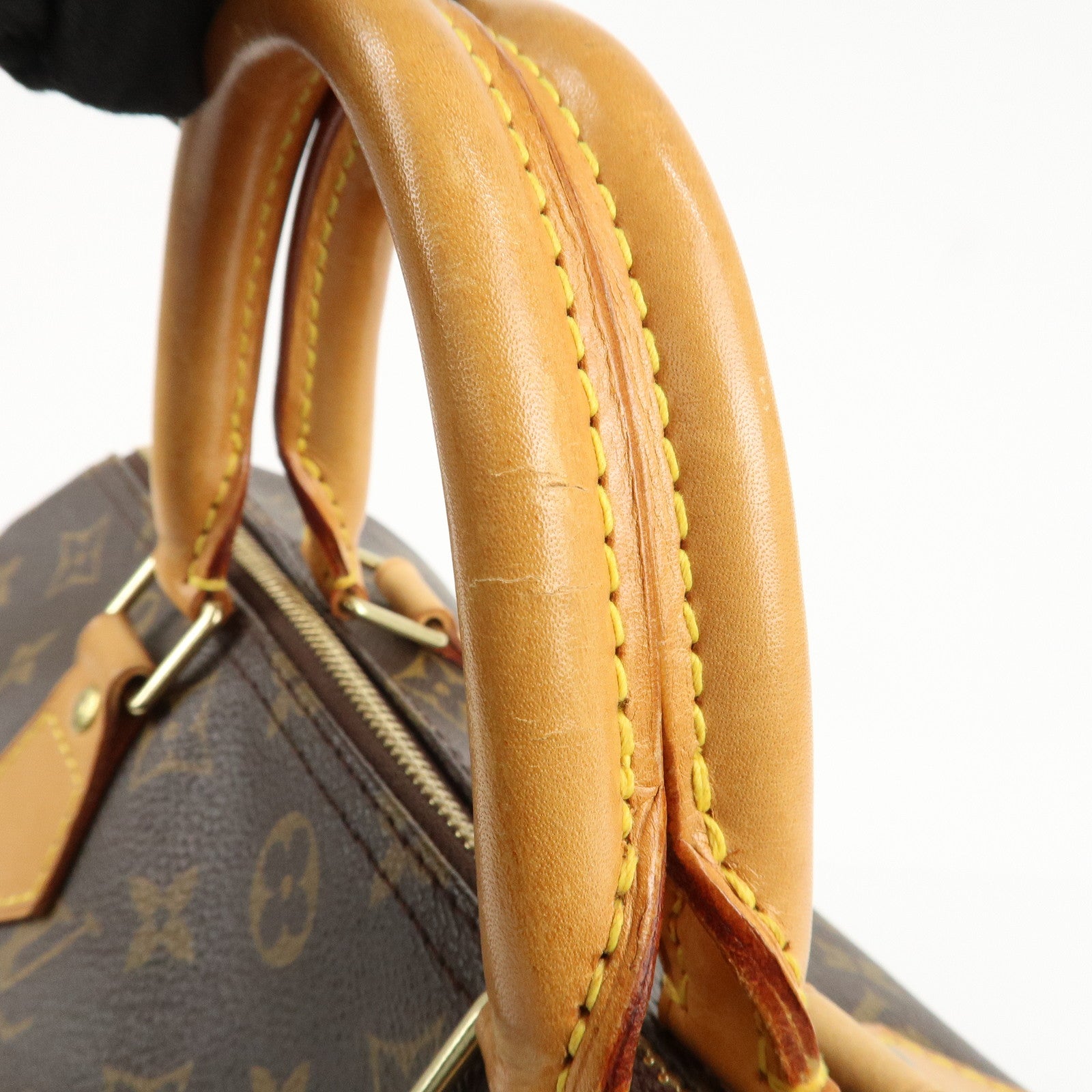 Louis Vuitton Monogram Speedy 30 Hand Bag Boston Bag M41526 Used