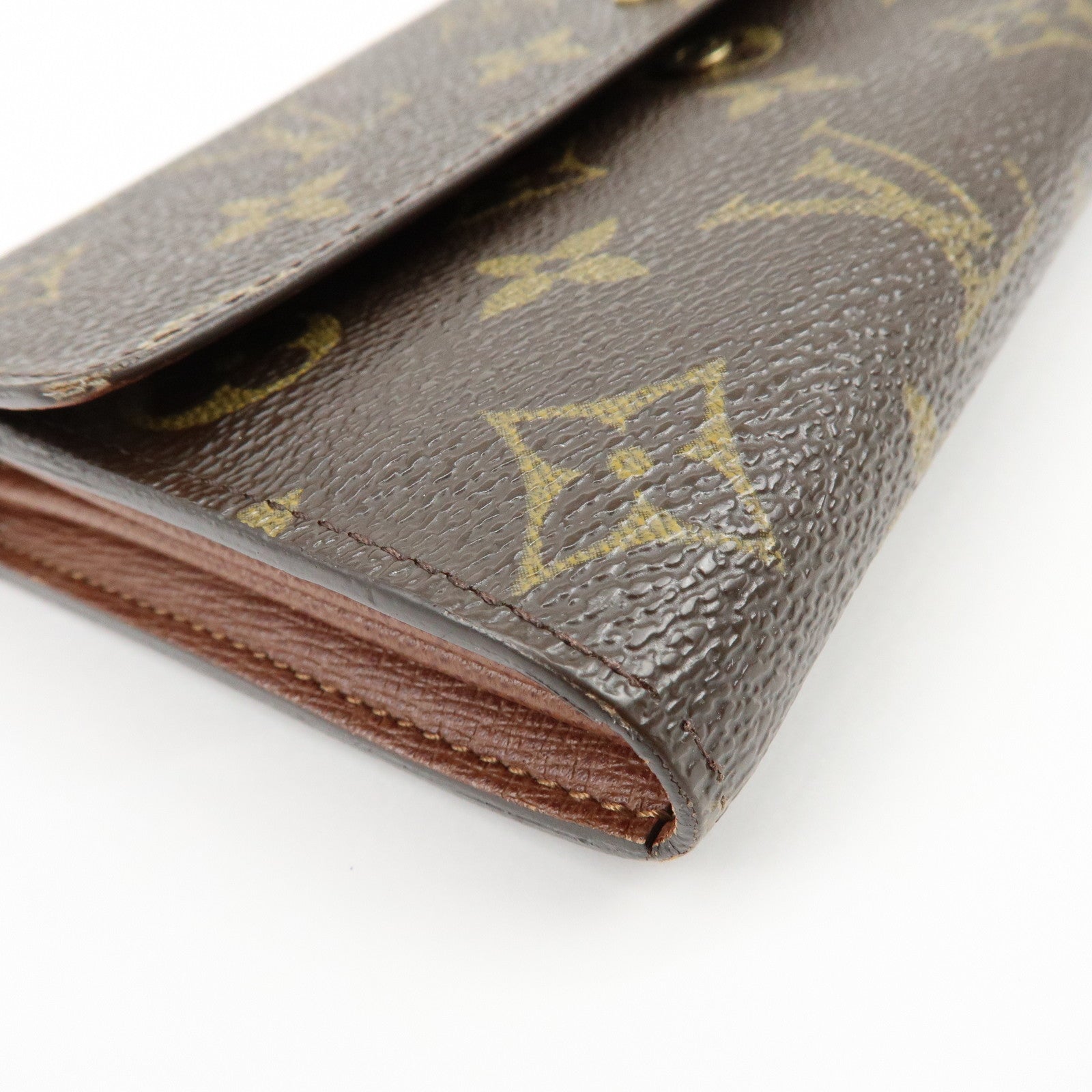 Louis Vuitton Monogram Portefeuille Sarah Long Wallet Brown M61734