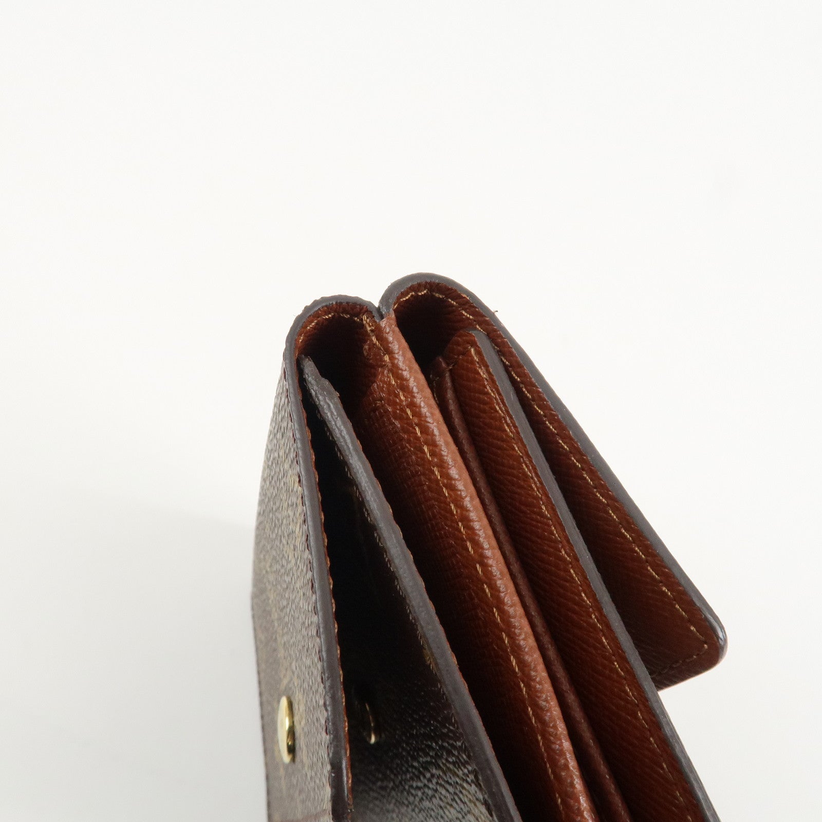 Louis Vuitton Monogram Porte Monnaie Billet Carte Credit Wallet M61652 Used