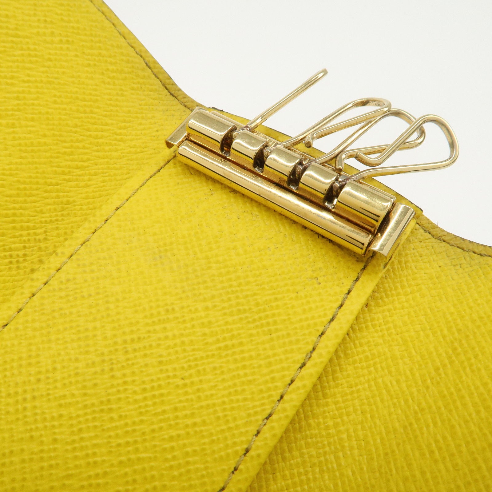 Louis Vuitton Monogram Multicles 4 Key Rings Key Case Jaune M81938