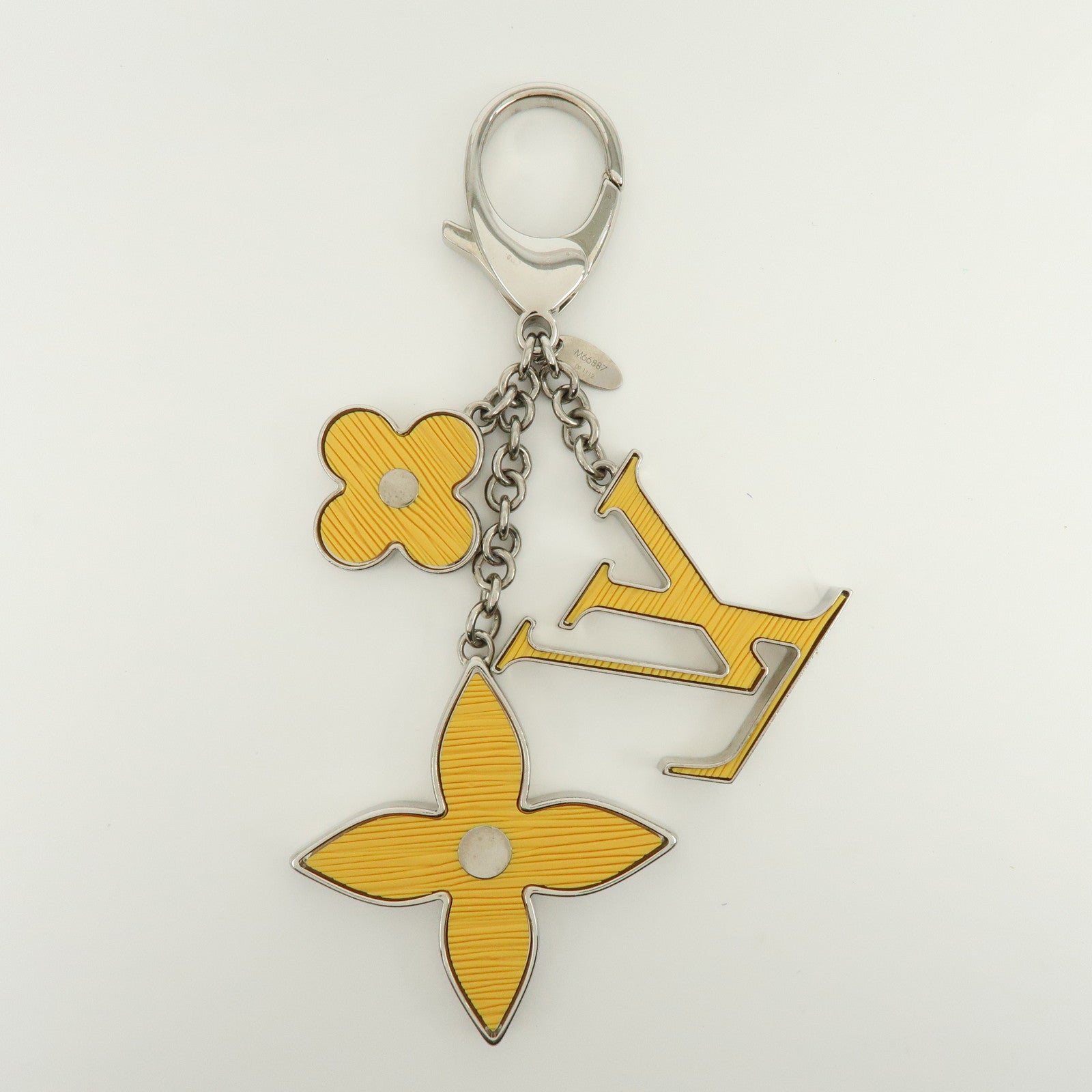 Louis Vuitton Bijou Sac Fleur de Epi Bag Charm Key Chain M66887