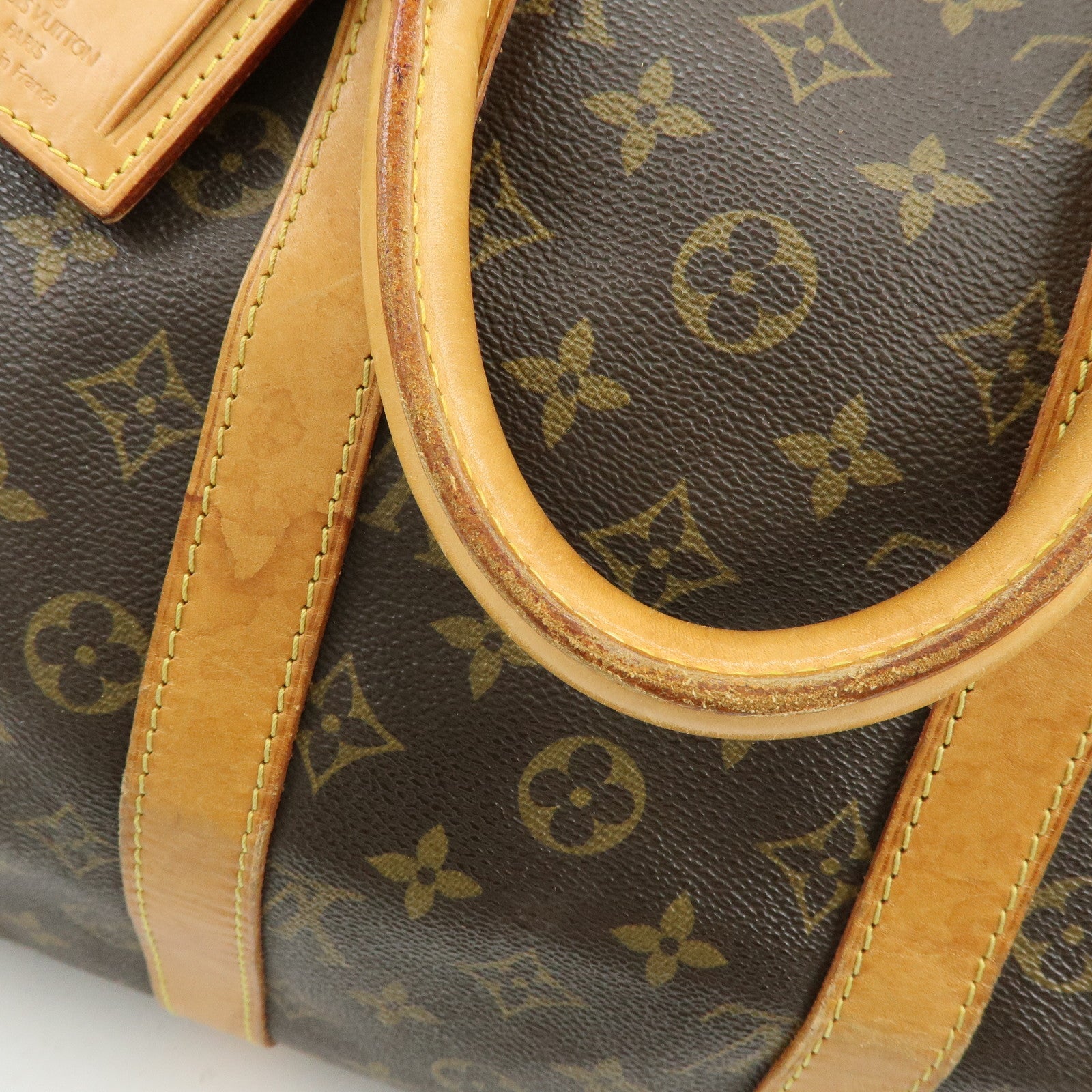 Louis Vuitton Monogram Keep All Bandouliere 45 Boston Bag M41418