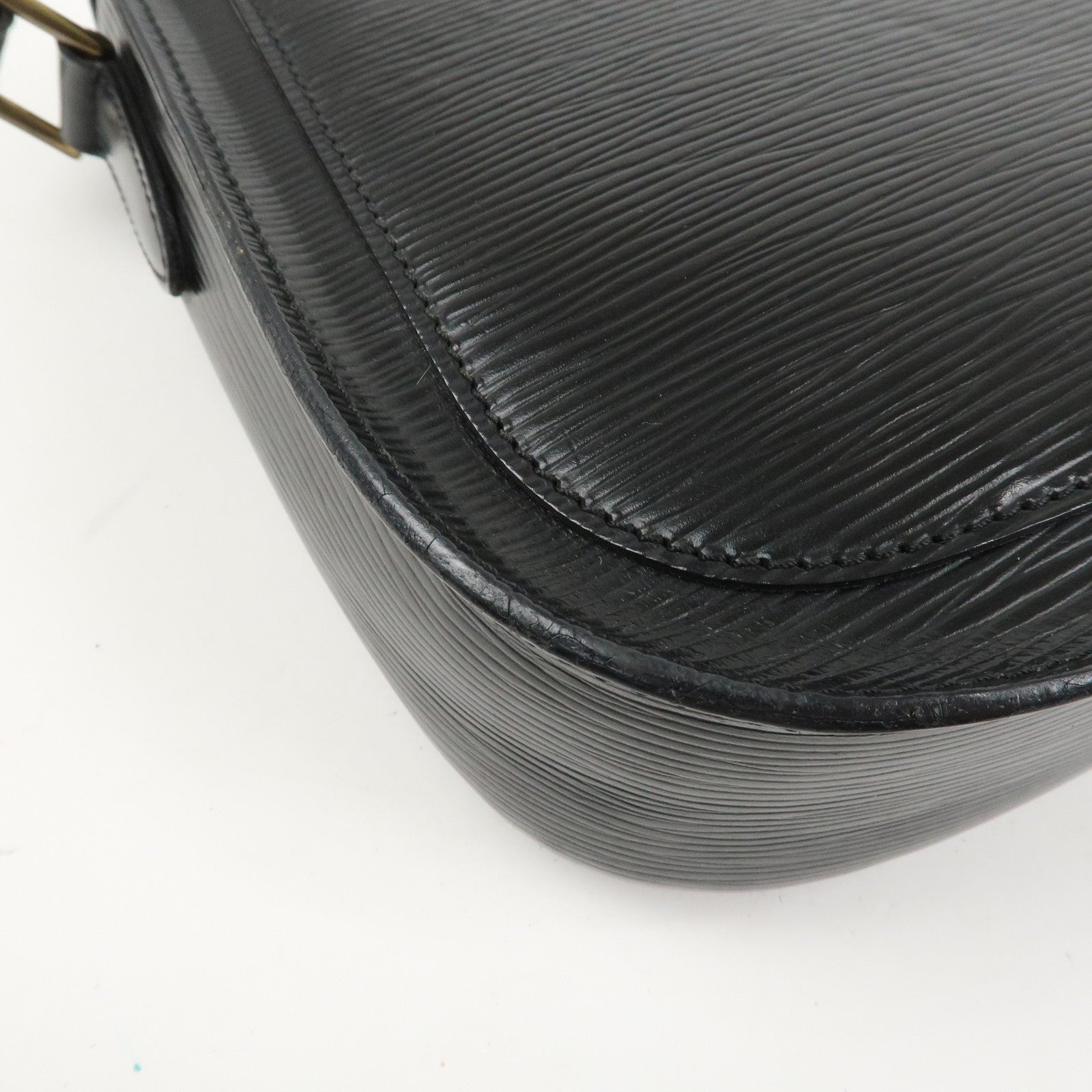 Louis Vuitton Epi Saint Cloud Shoulder Bag Black Noir M52192