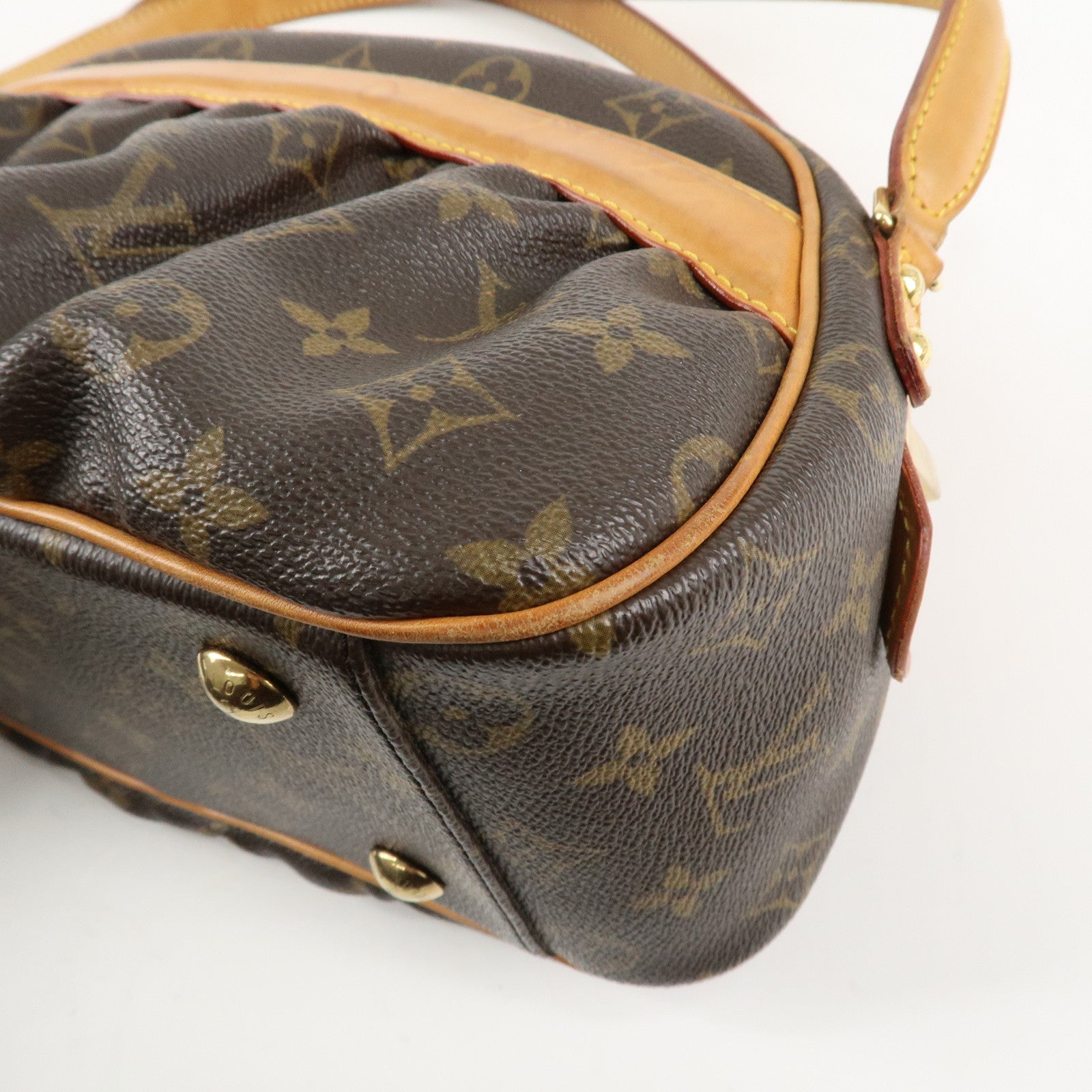 Louis Vuitton Monogram Canvas Clara Hand Bag Shoulder Bag M40057 Used