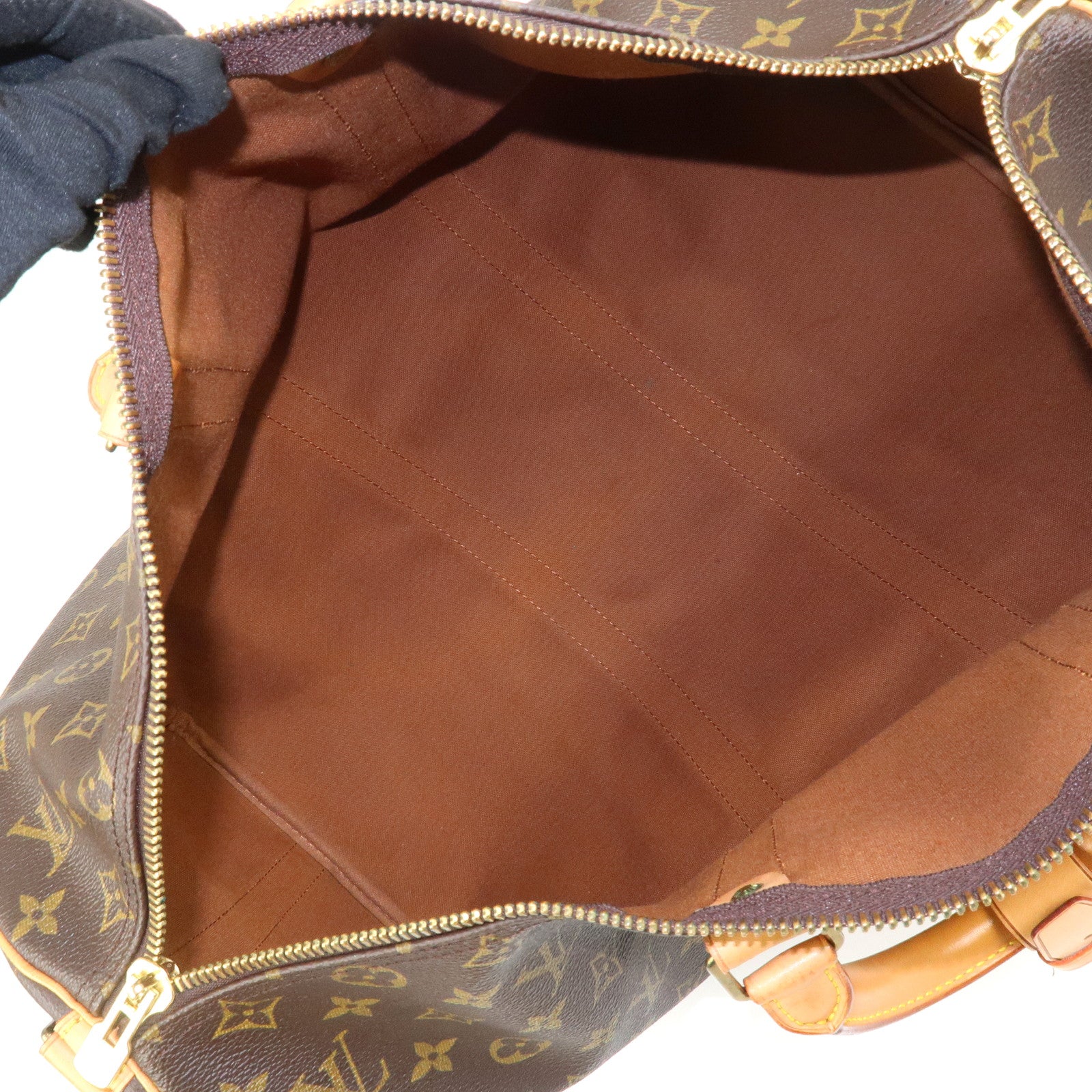 Louis Vuitton Monogram Keep All 45 Bandouliere Boston Bag M41418