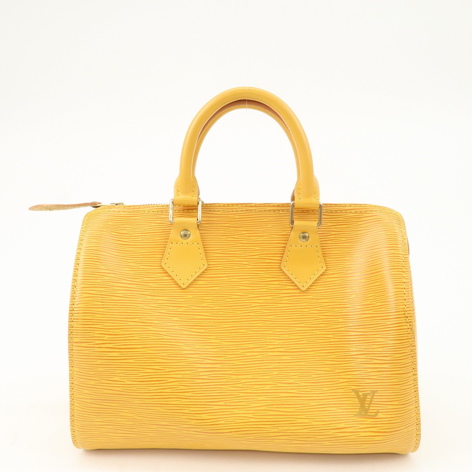 Louis Vuitton Epi Speedy 25 Boston Bag Hand Bag Yellow M43019