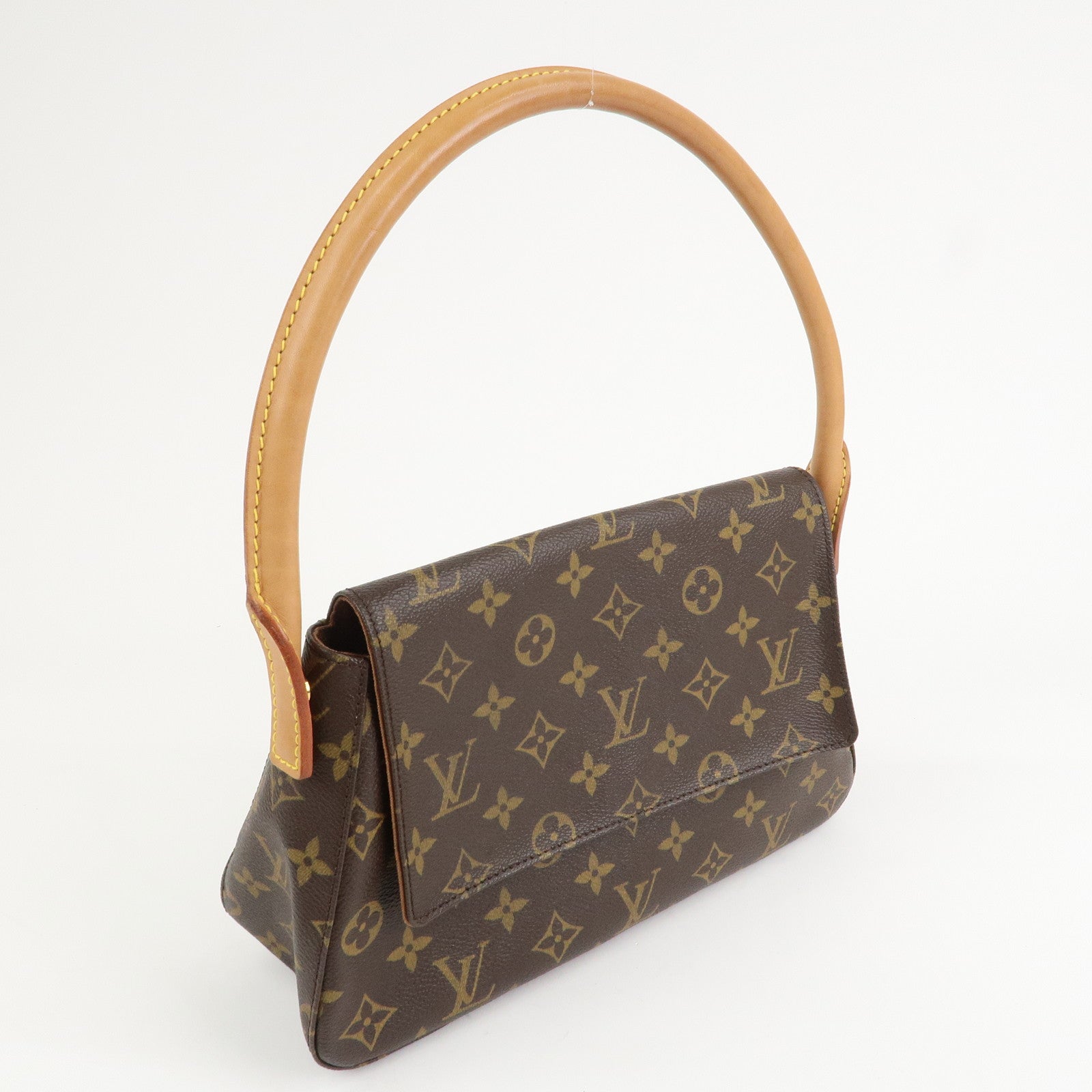 Louis Vuitton Monogram Mini Looping Shoulder Bag Brown M51147