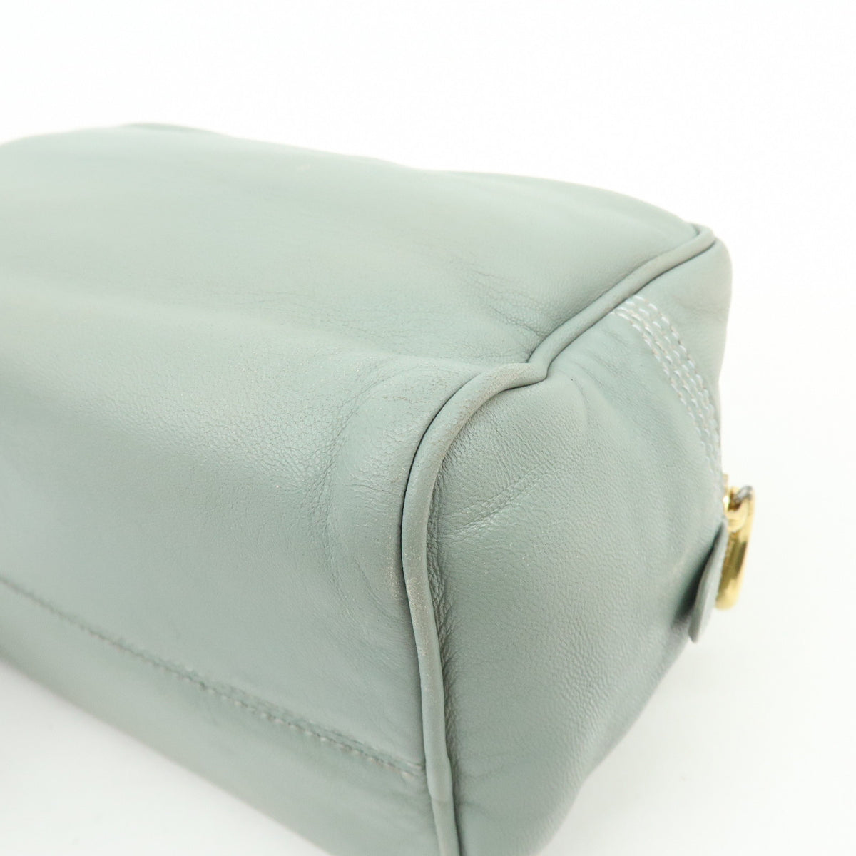LOEWE Anagram Nappa Leather Mini Hand Bag Blue