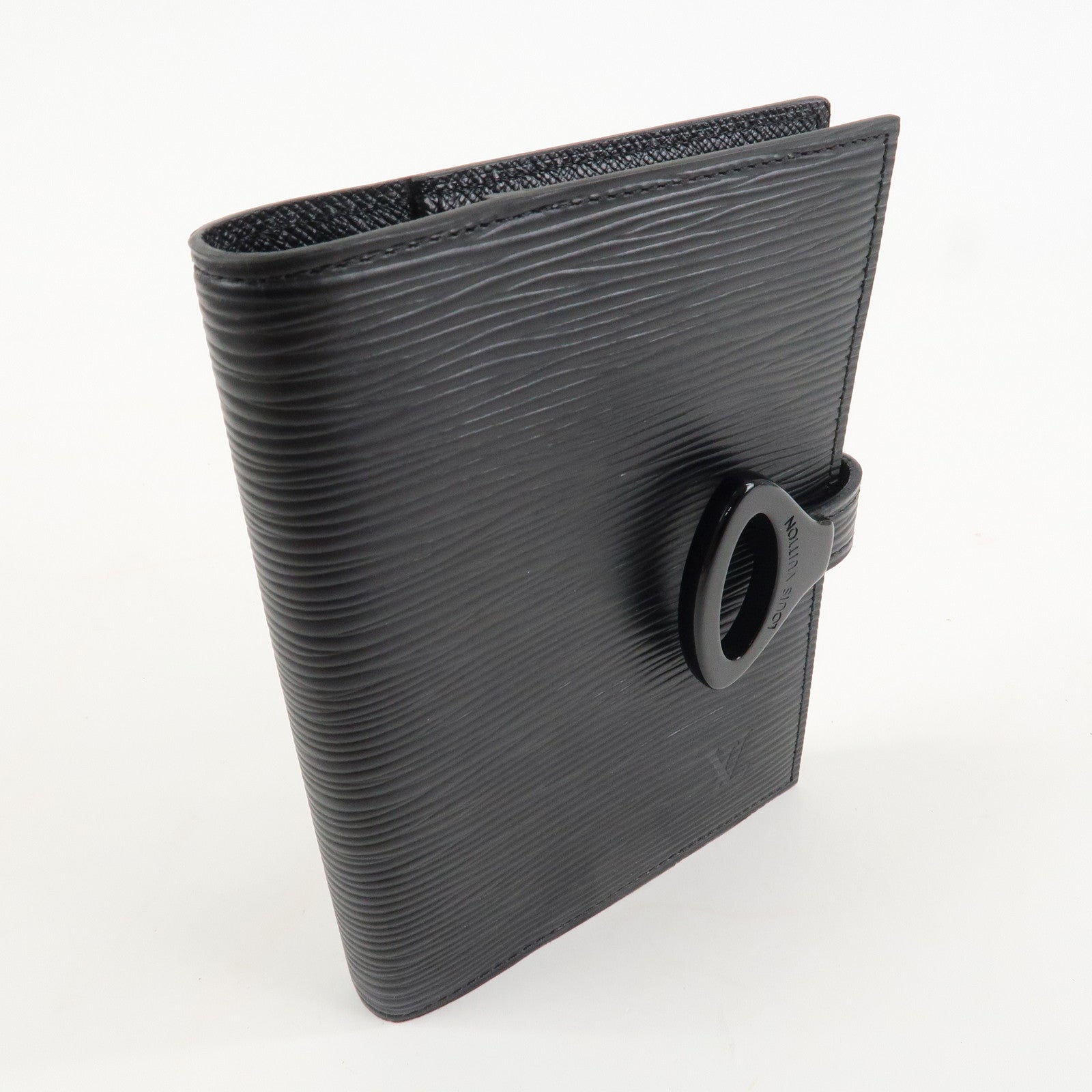 Louis Vuitton EpiZ Agenda PM Planner Cover Black Noir R20092 Used