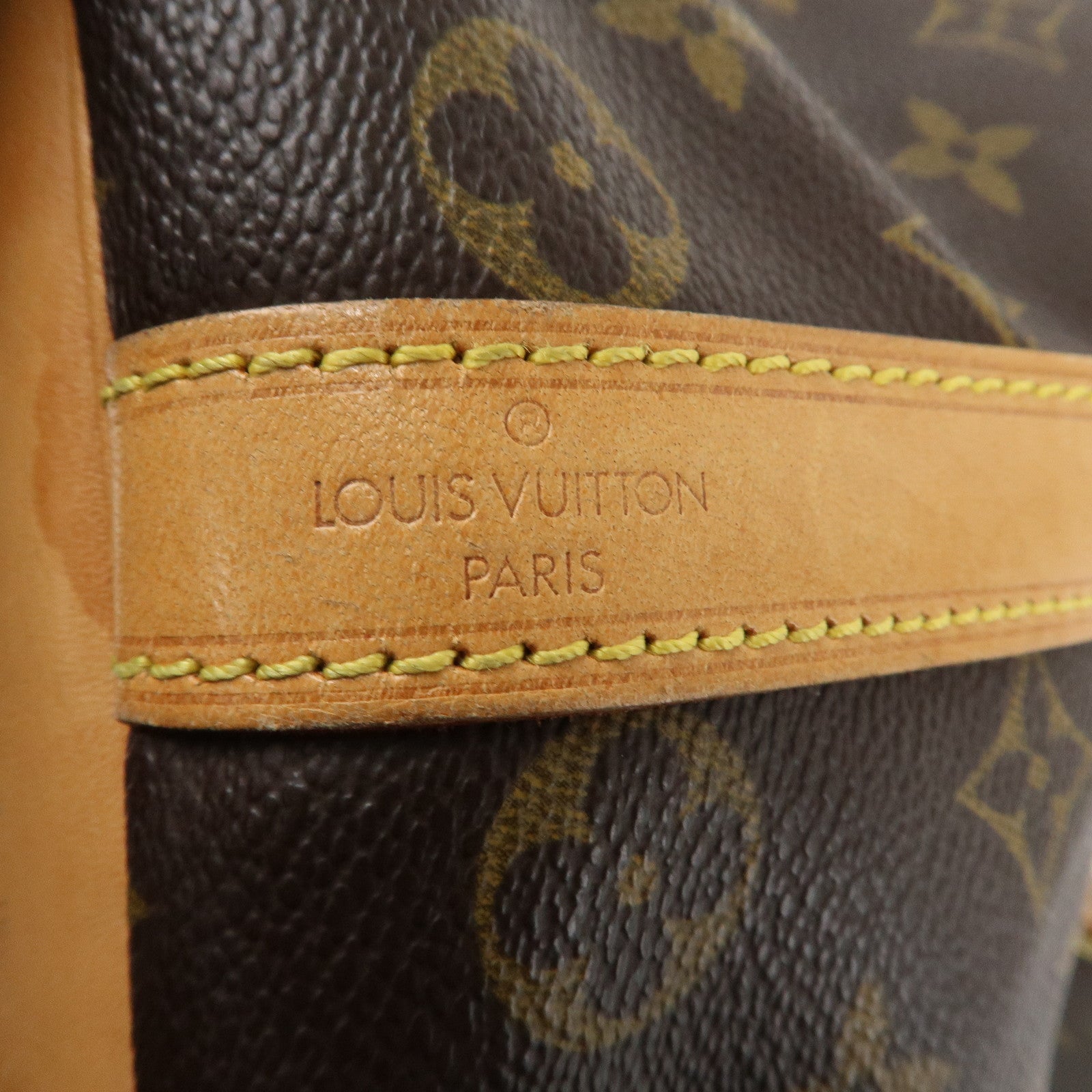 Louis Vuitton Monogram Canvas Petit Noe Shoulder Bag Brown M42226 Used