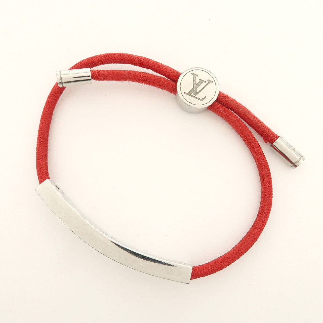 Louis Vuitton Bracelet LV Space Red Silver M00274