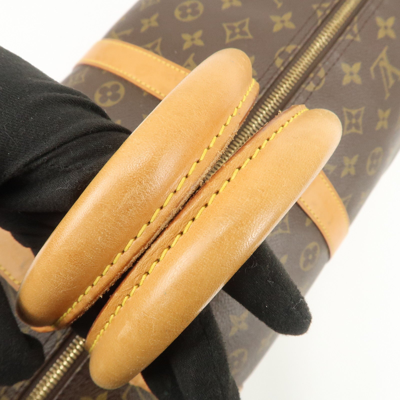 Louis Vuitton Monogram Keep All Bandouliere 55 Boston Bag M41414